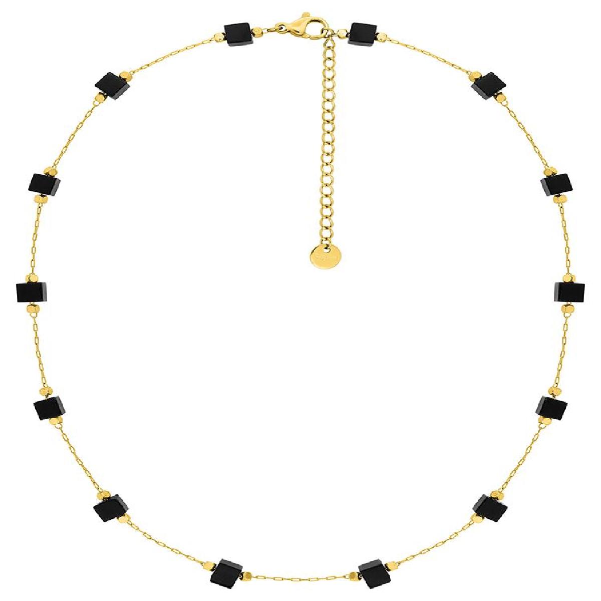 Collier Simple Plus Couleur P Modèle ALOÏZE Edition Classique Ligne Fine – Acier