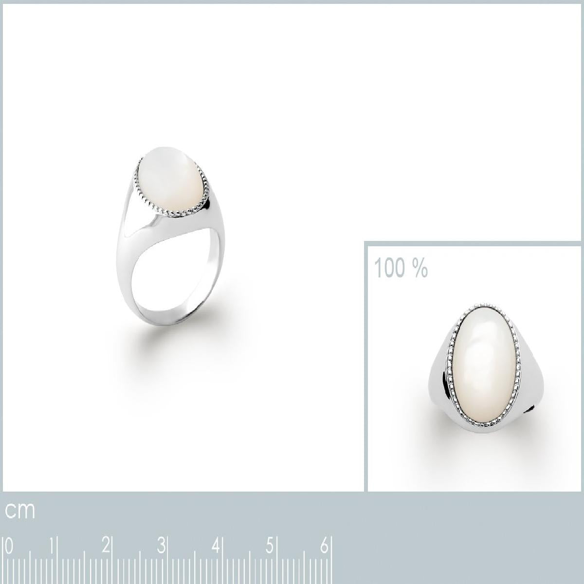 Bagues AG925 – Nacre