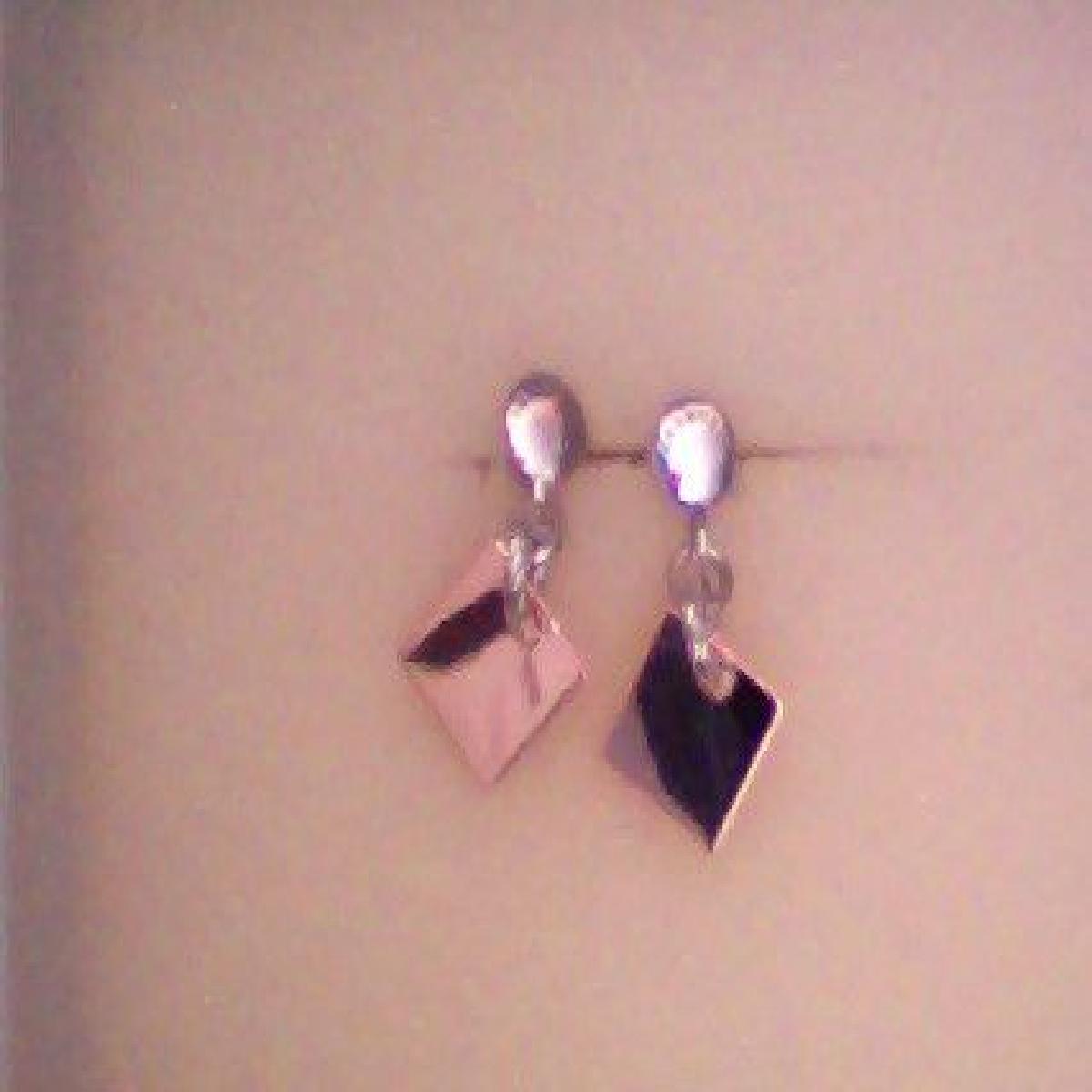 Boucles D'Oreilles ALOÏZE AG925 Argent Poli Satiné Brillant Finition Classique Hypoallergénique