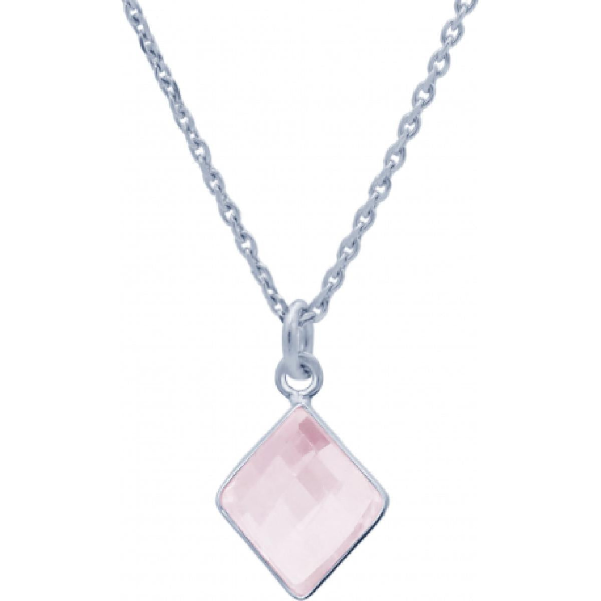 Collier Simple P Couleur Argent 925 Longueur Réglable 45 cm Maille Figaro Fin – Quartz