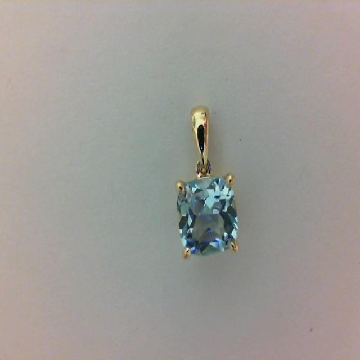 Pendentifs P.Couleur Solitaire Topaze Bleue Goutte Fine Aloïze Edition – Or 18 Carats