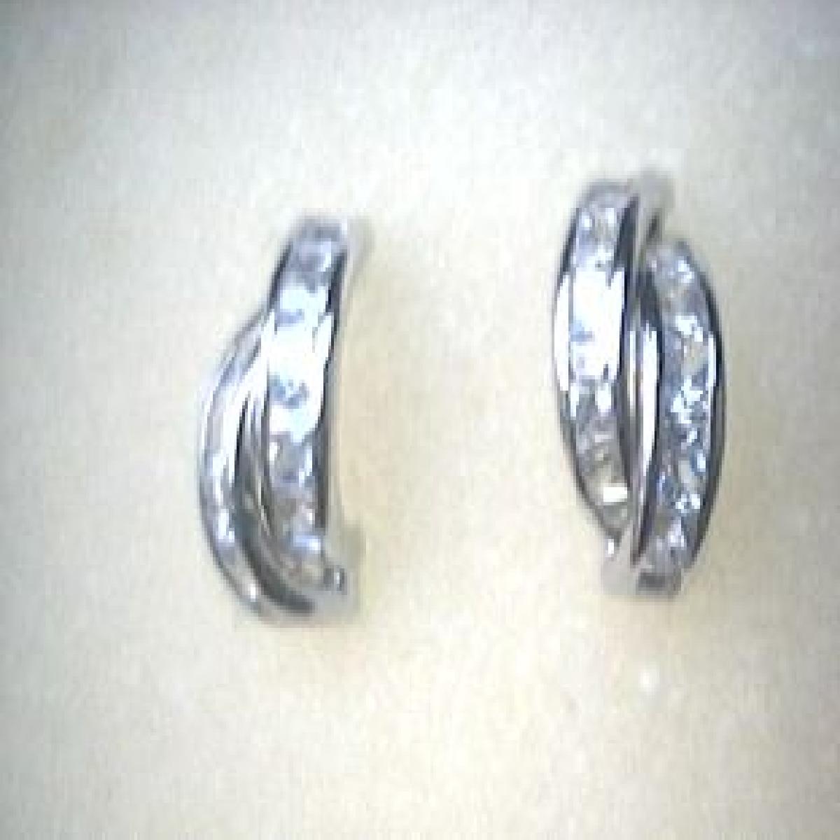 Boucles d'oreilles ALOÏZE AU375 – Zirconium