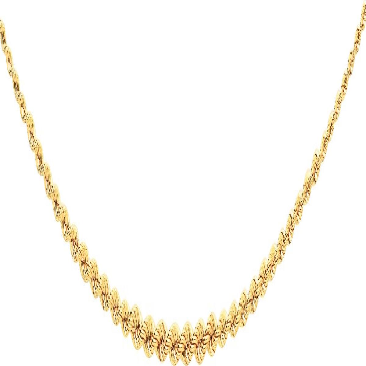 Collier Corde AU375 – Or Jaune 375/1000
