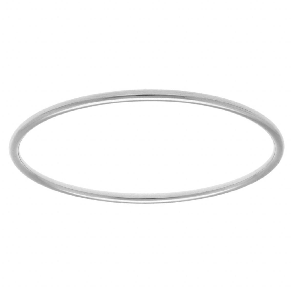 Jonc fermé en acier fil rond de 3 mm, diamètre de 65 cm