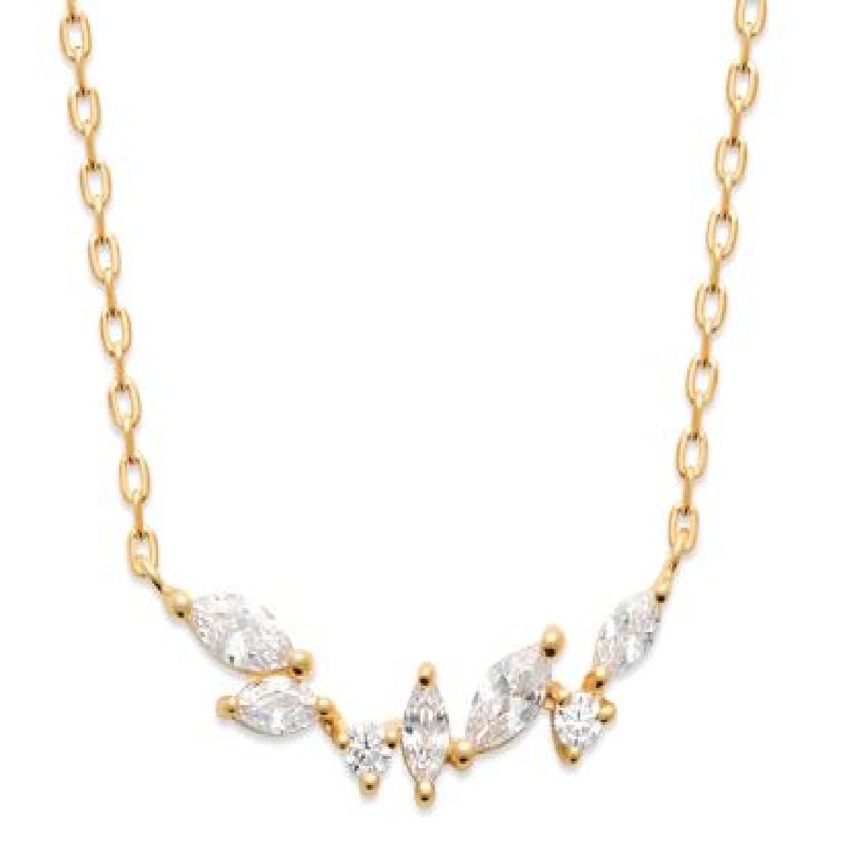 Collier Ras de Cou P. Blanches ALOÏZE Collection Longue Série Edition 2025 – Zirconium