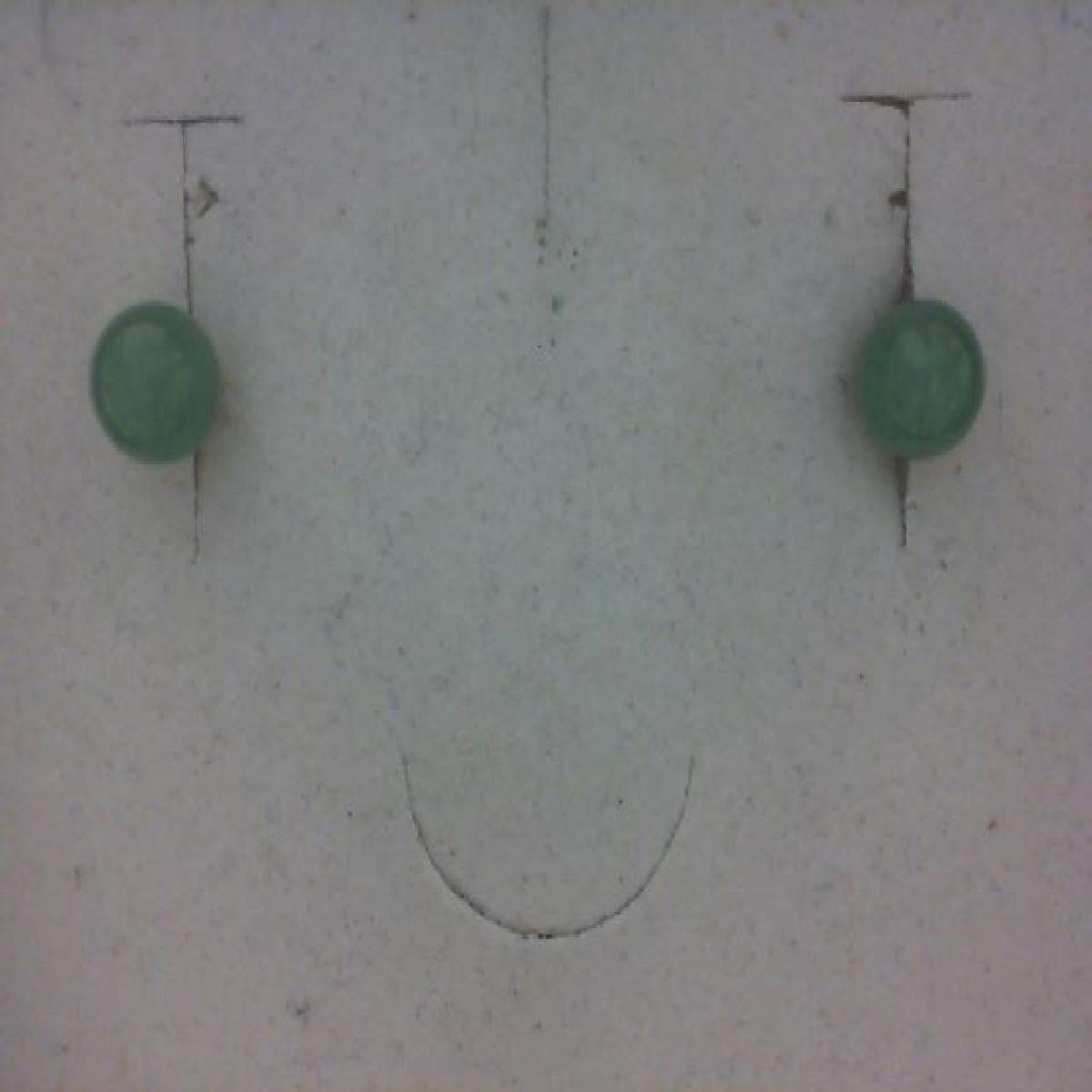 Boucles d'oreilles Aventurine – Argent 925