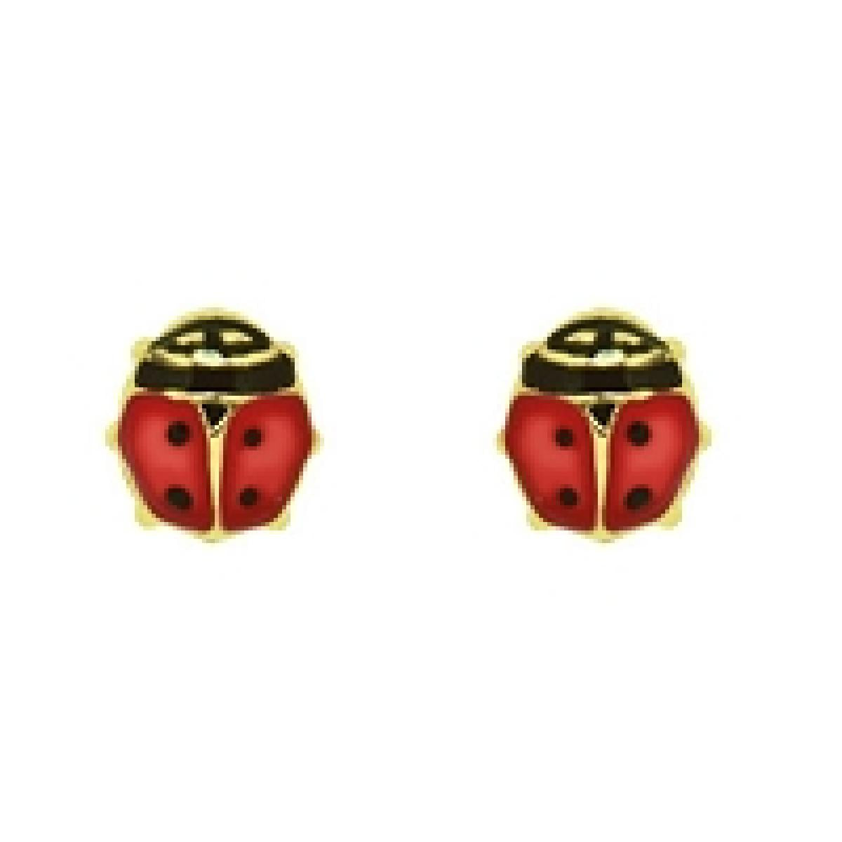 Boutons De Chemise AU375 En Matières Diverses Et Vernis Pour Collection – Or Jaune 9 Carats