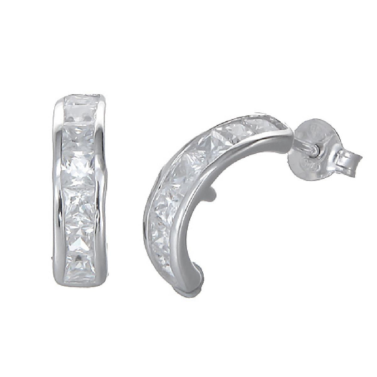 Boucles d'oreilles pendantes en argent pour oreilles sensibles AG925 – Argent 925