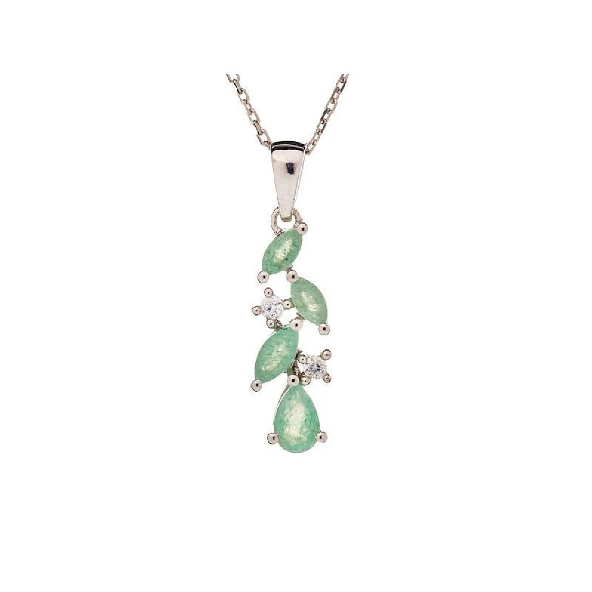 Pendentifs P.COULEUR COMPOSIT. Edition Corse 001A Collection I – Argent 925 – Zirconium