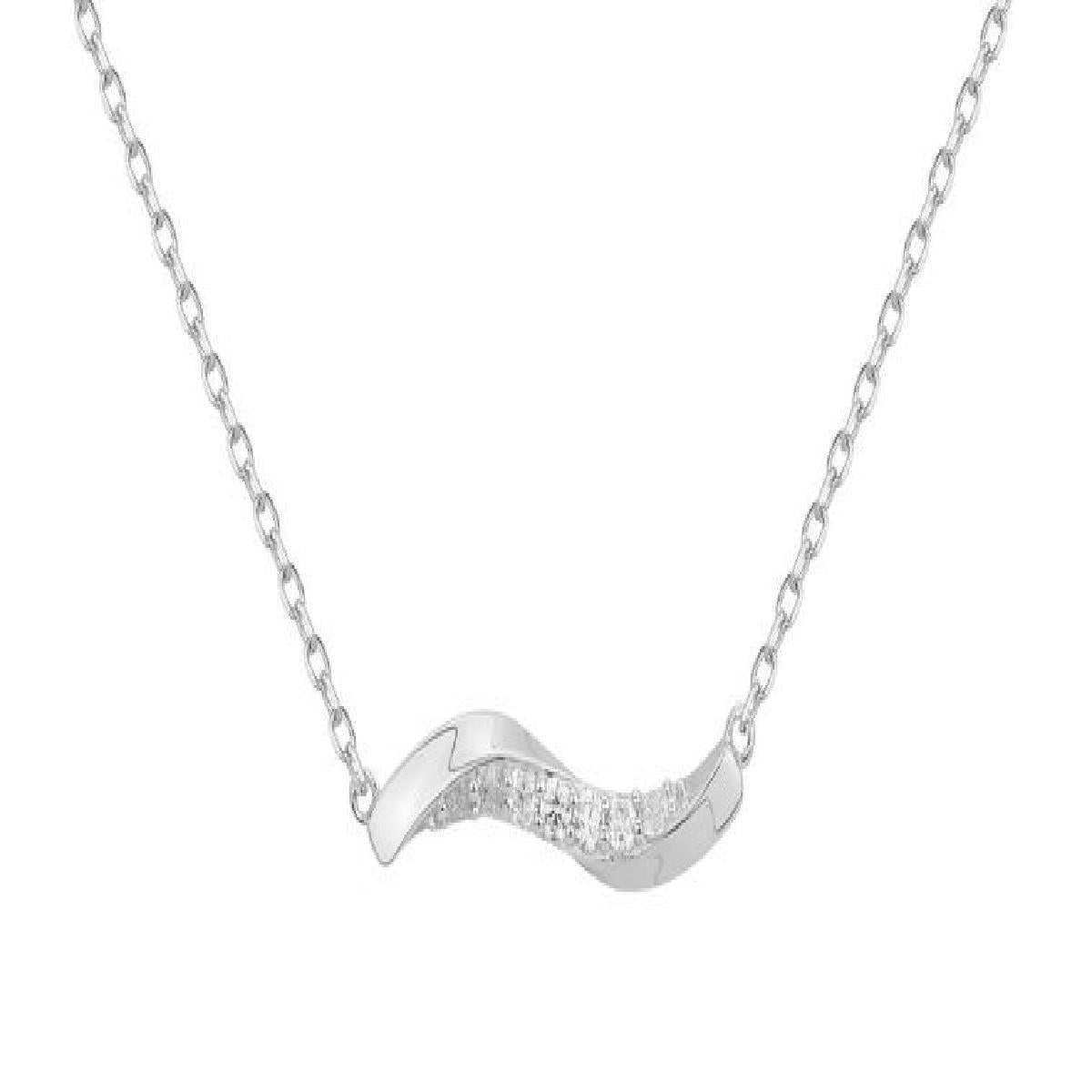 Collier Simple P Blanches ALOÏZE – Argent 925