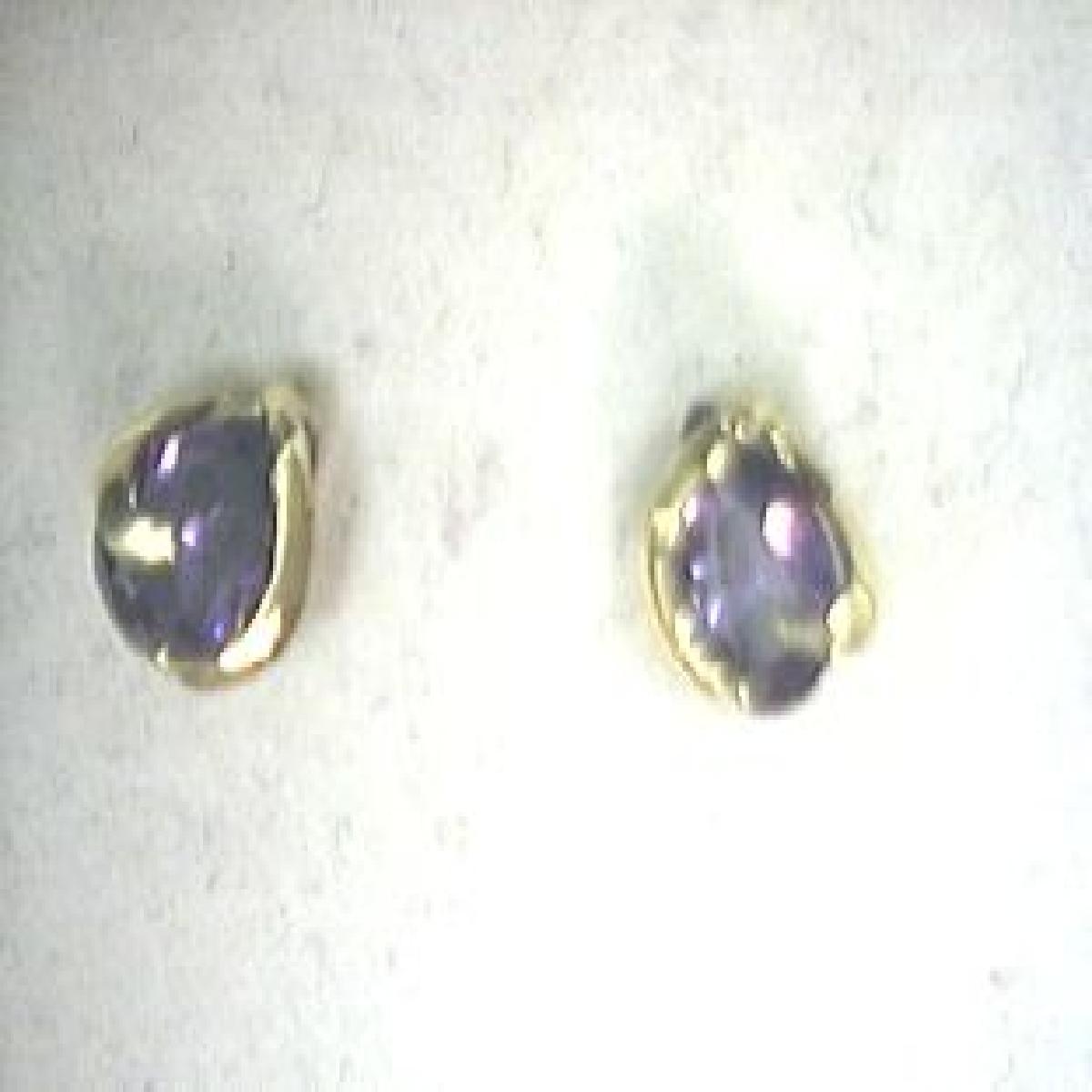 Boucles D'Oreilles AU375 – Or Jaune 9 Carats Recyclé Certifié GRS Éthique Et Traçable Certifiée ISO 9001