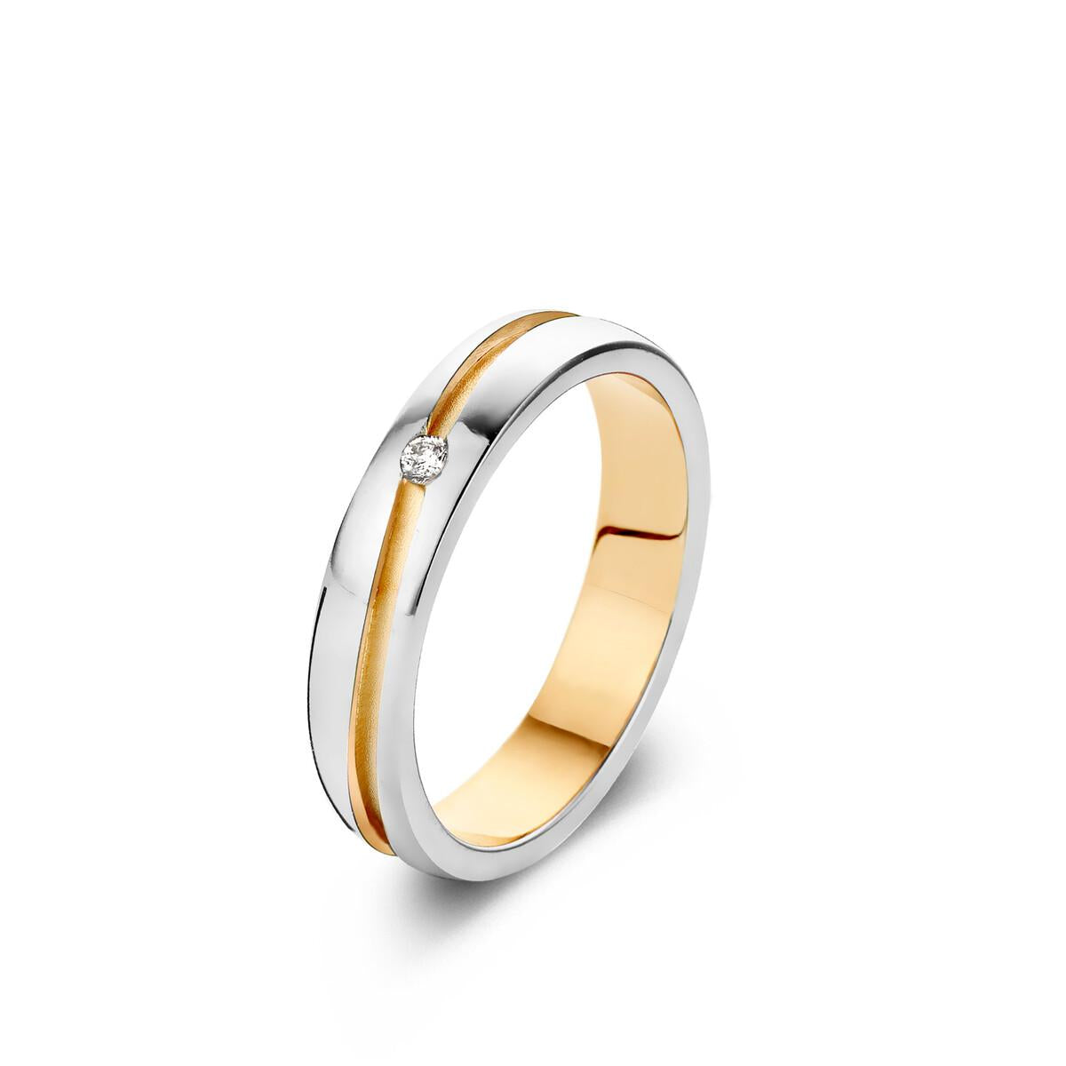 Solitaire AU750 – Diamant Taille Brillant Couleur D Pureté VS1 Poids 0,50 Ct Certifiée GIA