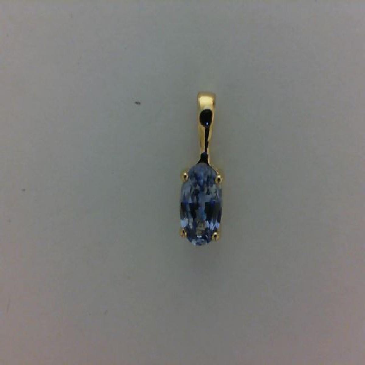 Pendentifs ALOÏZE P.Couleur Solitaire Saphir Collection Joaillerie Edition Limité – Or 18 Carats