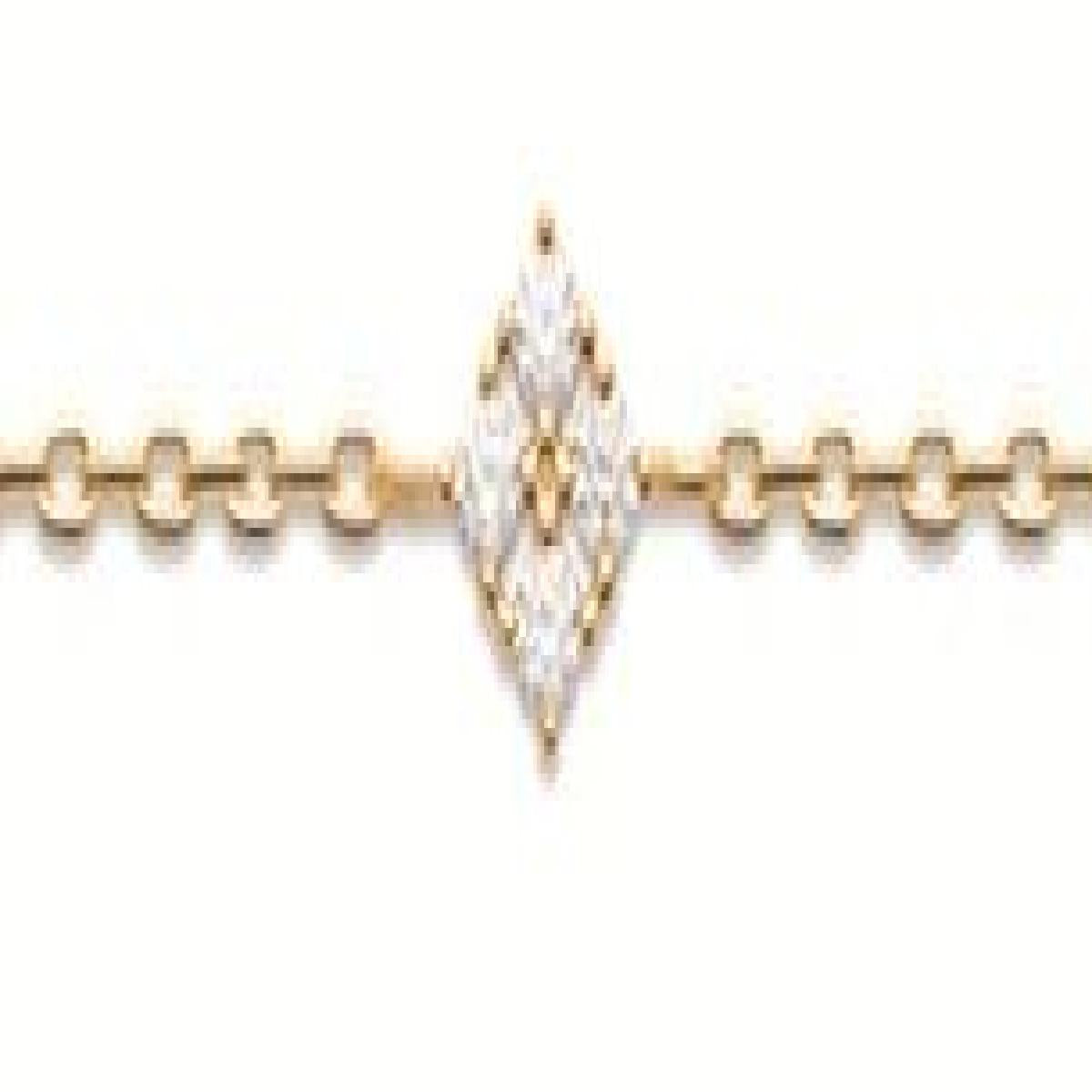 Bracelet Souple Pour Poignet Fin Longueur Ajustable Version P. Blanches – Zirconium