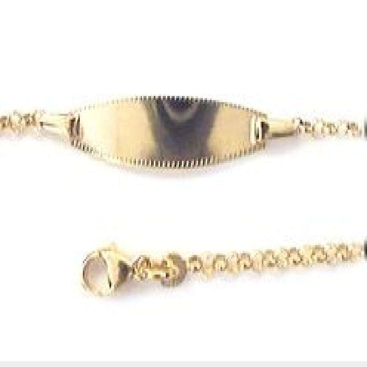 Bracelets à Graver AU375 – Or Jaune 9 Carats