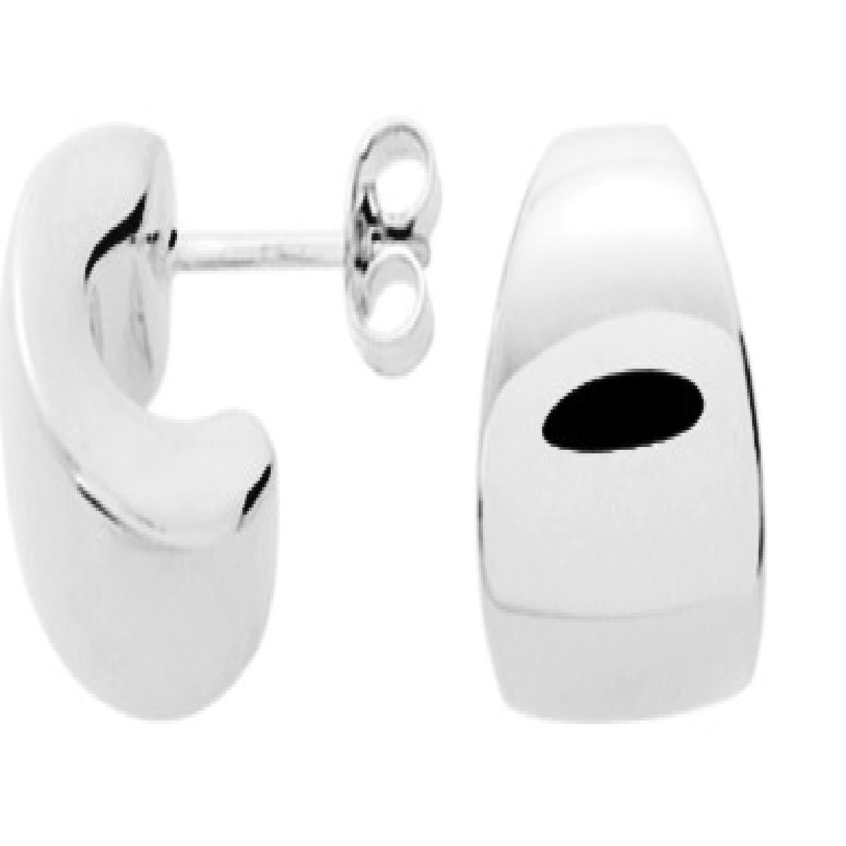 Créole Dormeuse Pendante Pampille Motif Marquise Maille Fine Classique – Argent 925