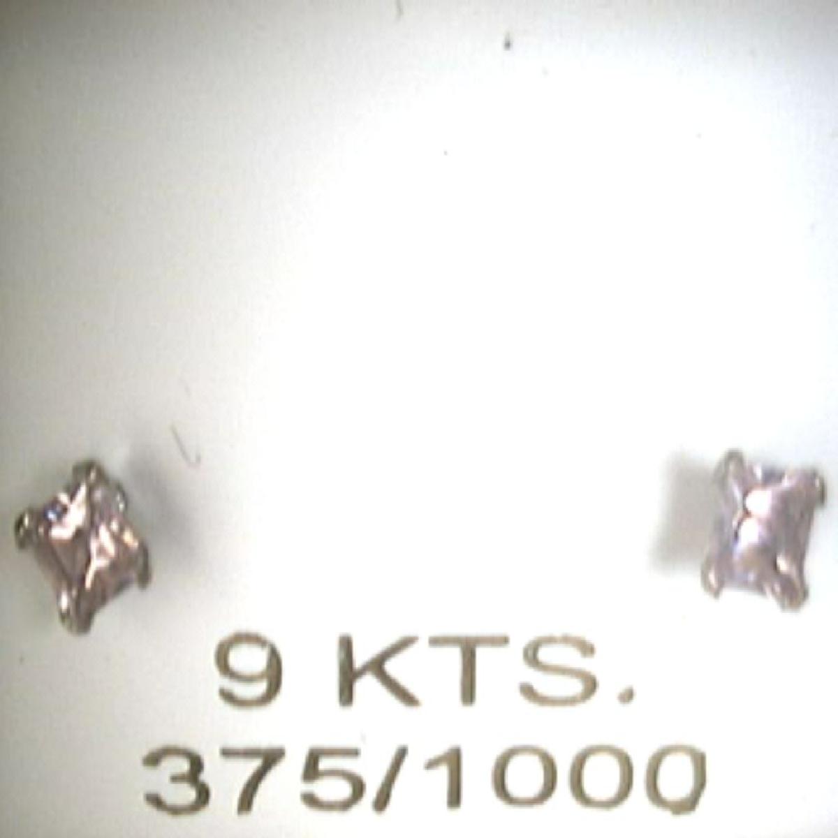 Boucles d'oreilles pendantes à fermoir clip AU375 – Or jaune 9 carats finement polies