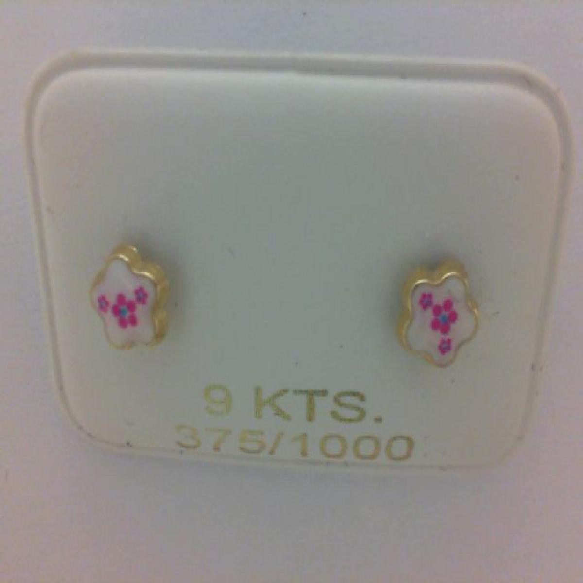 Boucles D'Oreilles Dormeuses À Fermoir Clip Traditionnelles AU375 – Or Jaune 9 Carats