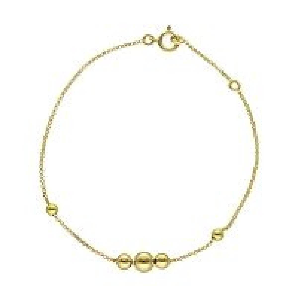 Bracelet Souple Tout Or Héritage Parisien Gravé à la Main et Finition Fine – AU750