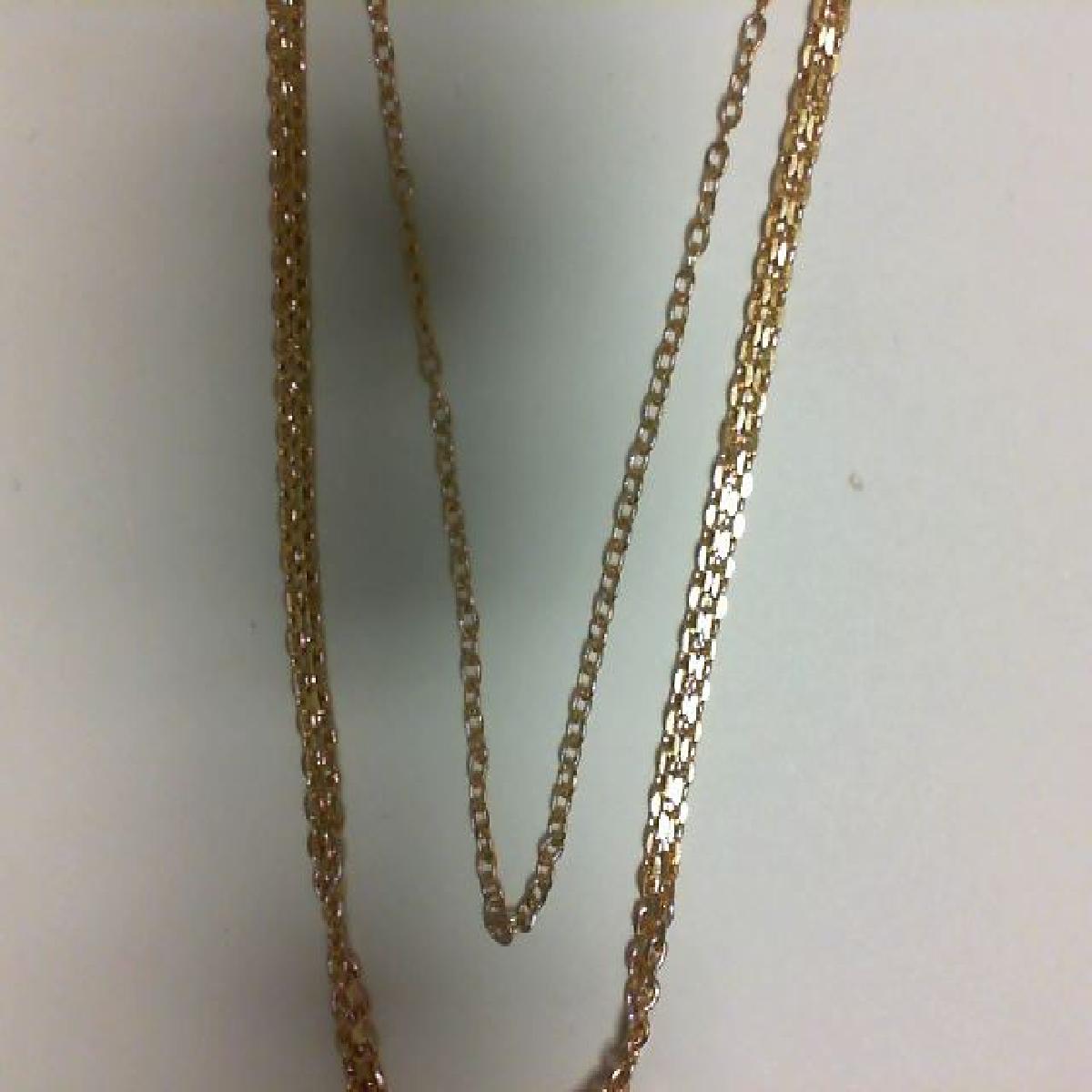 Collier Simple COLLIERS SOUPLES ALOÏZE Collection Ligne Fine Gravés – Or 18 Carats