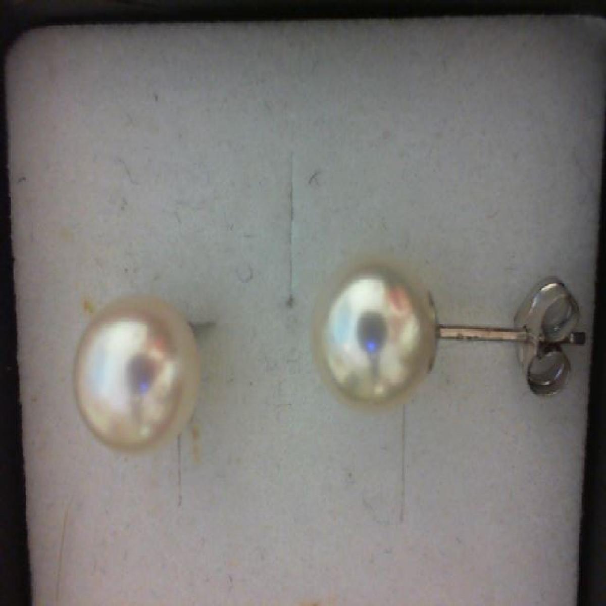 Boutons De Manchette Pierres Blanches AU375 Édition Limitée Fabrication Française – Or Jaune 9 Carats