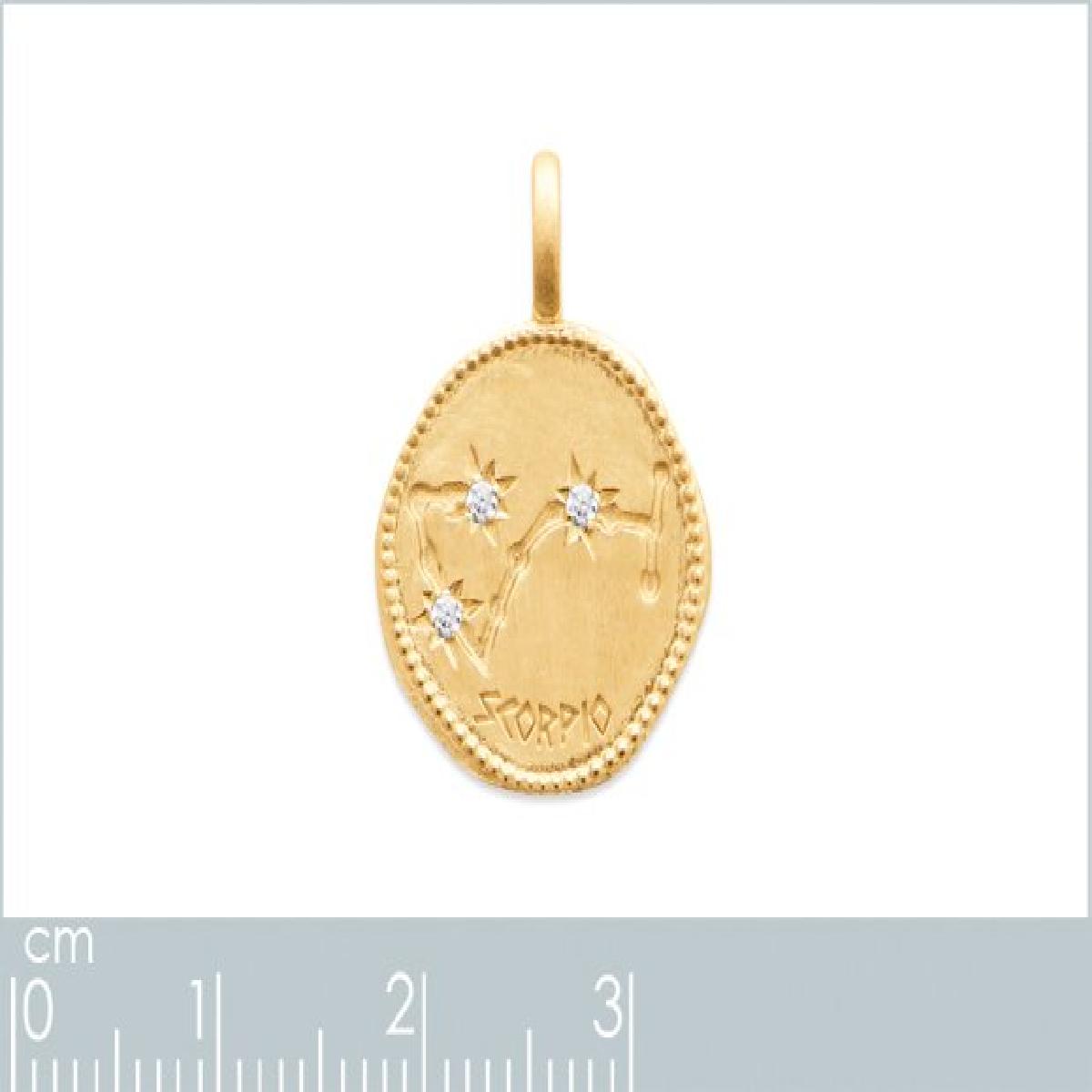 Pendentifs Cœur Palmette Féminine Gravé Ajouré Finement Ciselé – Or Jaune 18 Carats