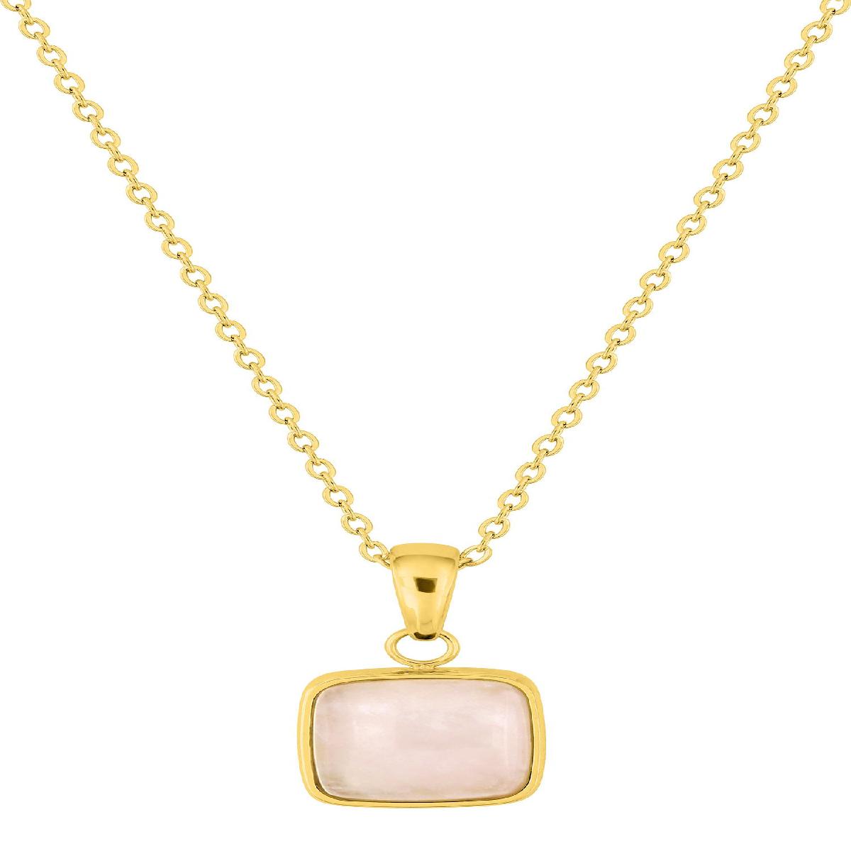 Collier Simple Couleur Modèle P Style 2024 Version Aloïze Longueur Réglable – Acier Inoxydable