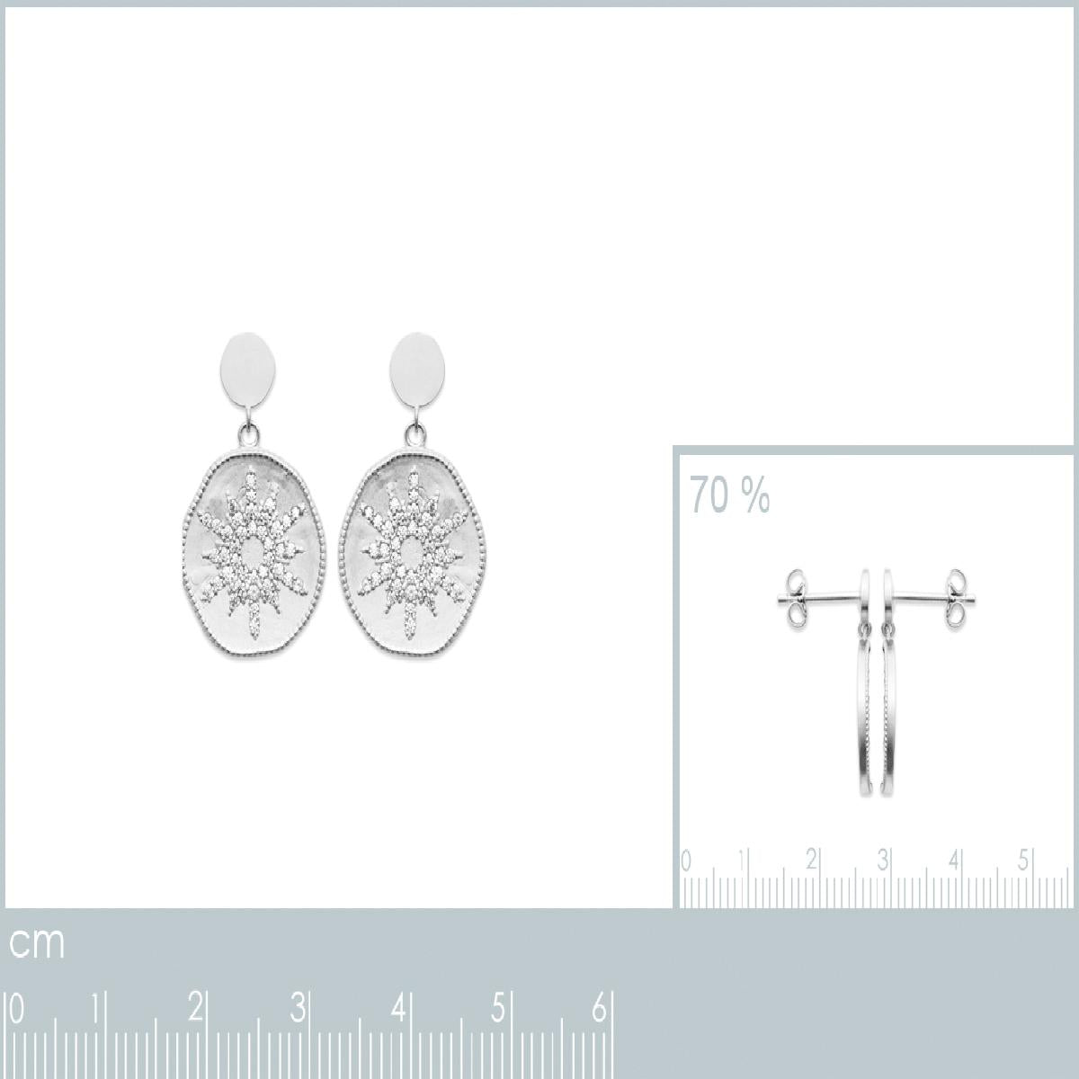 Boucles d'Oreilles AG925 Argent 925