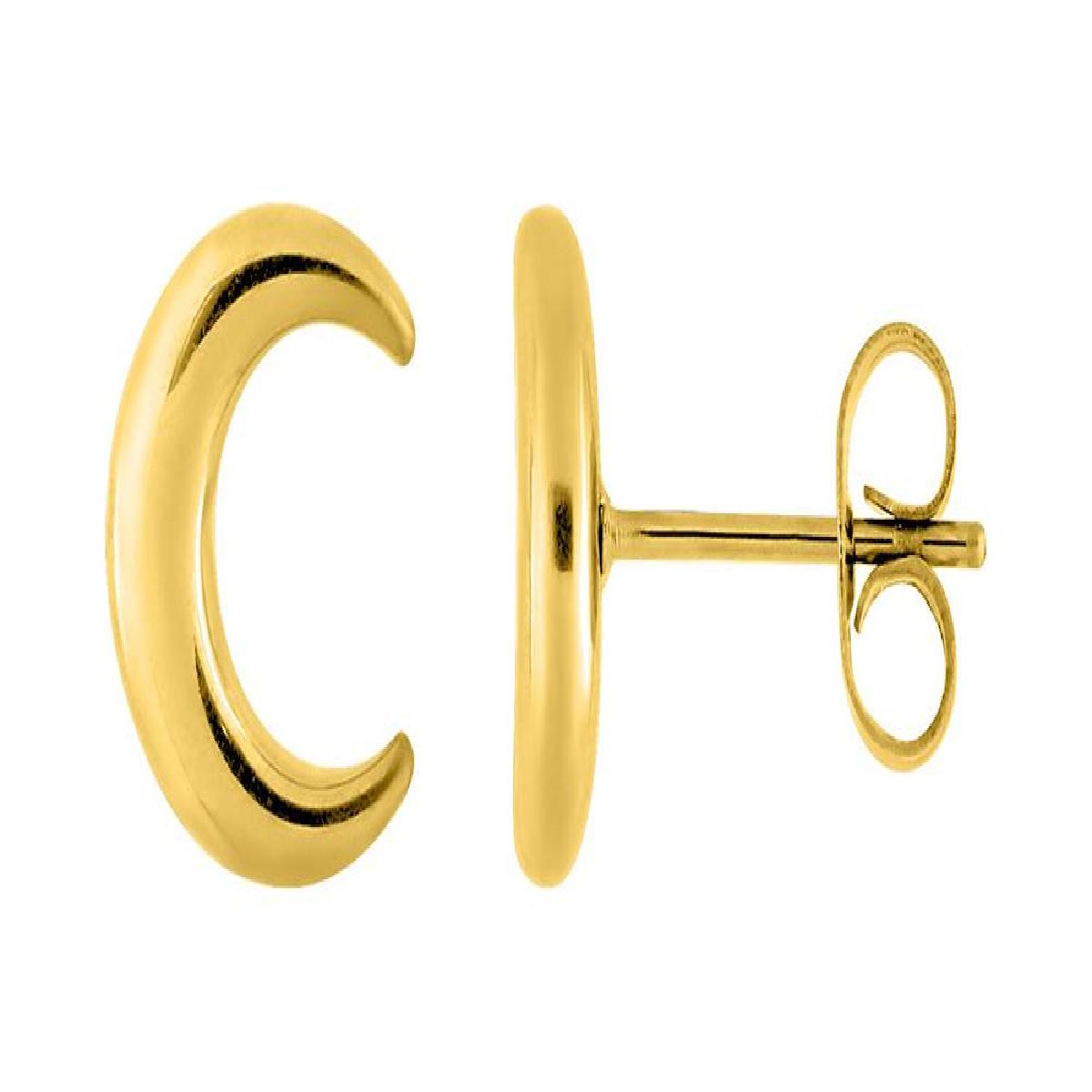 Boutons d'oreille à bouton métallique pour oreilles délicates ALOÏZE – Acier Inoxydable
