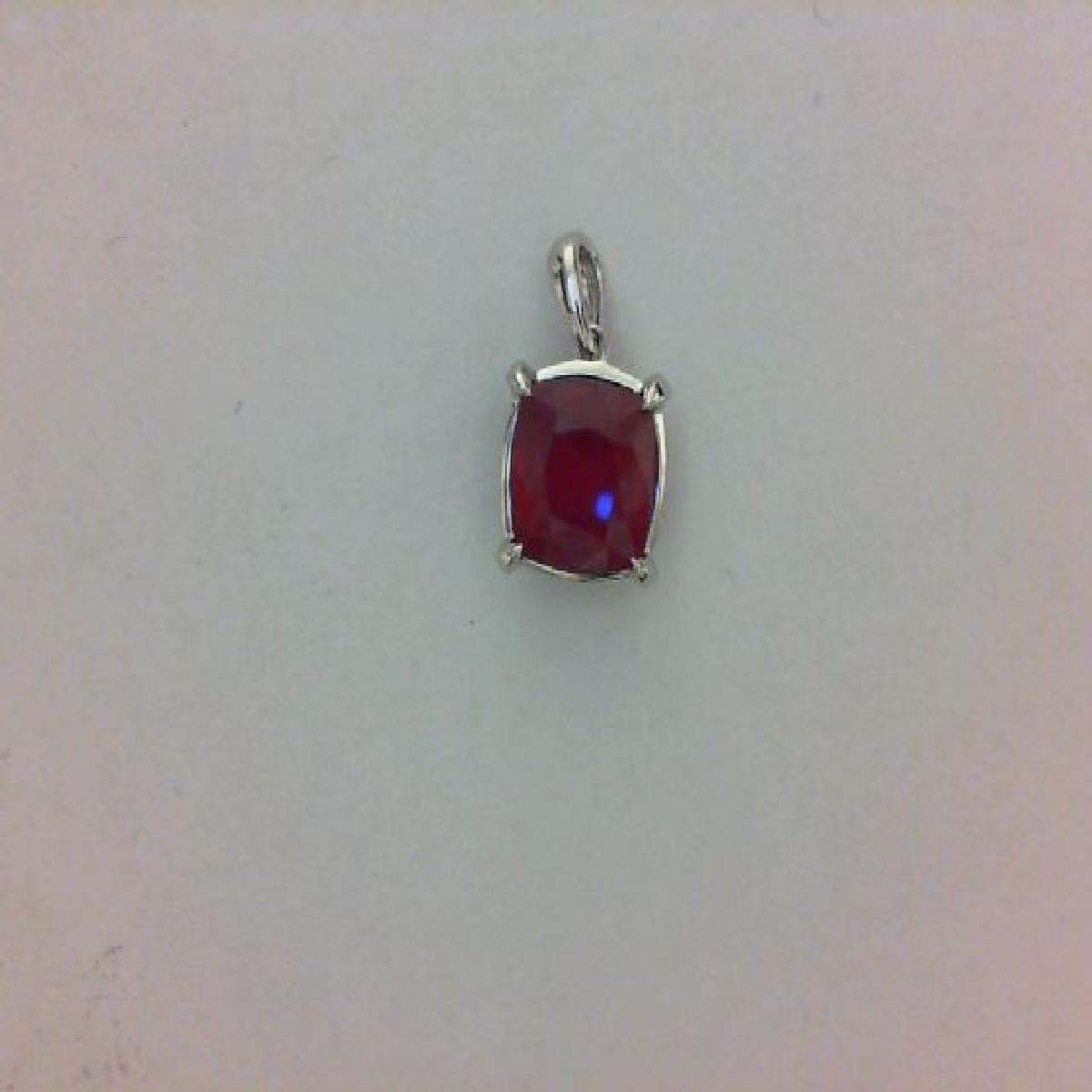 Pendentifs P.Couleur Solitaire Or Jaune 18 Carats Rubis – Pièce de Joaillerie Style Classique