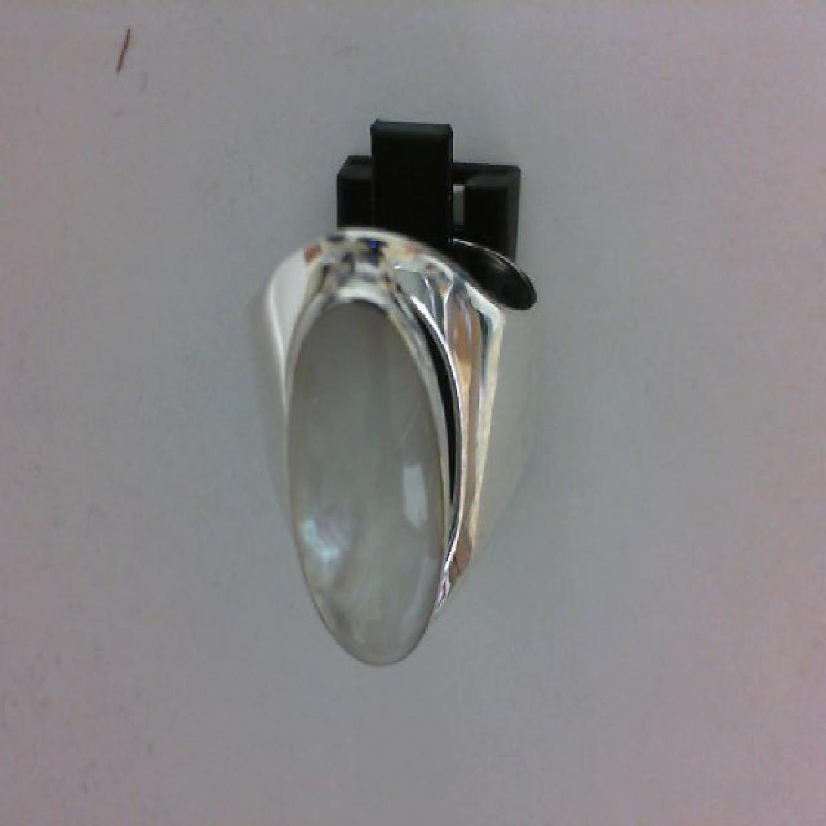 Solitaires en Argent 925, Version Standard et Durable, Fabriqués en Atelier – AG925 – Nacre Naturelle