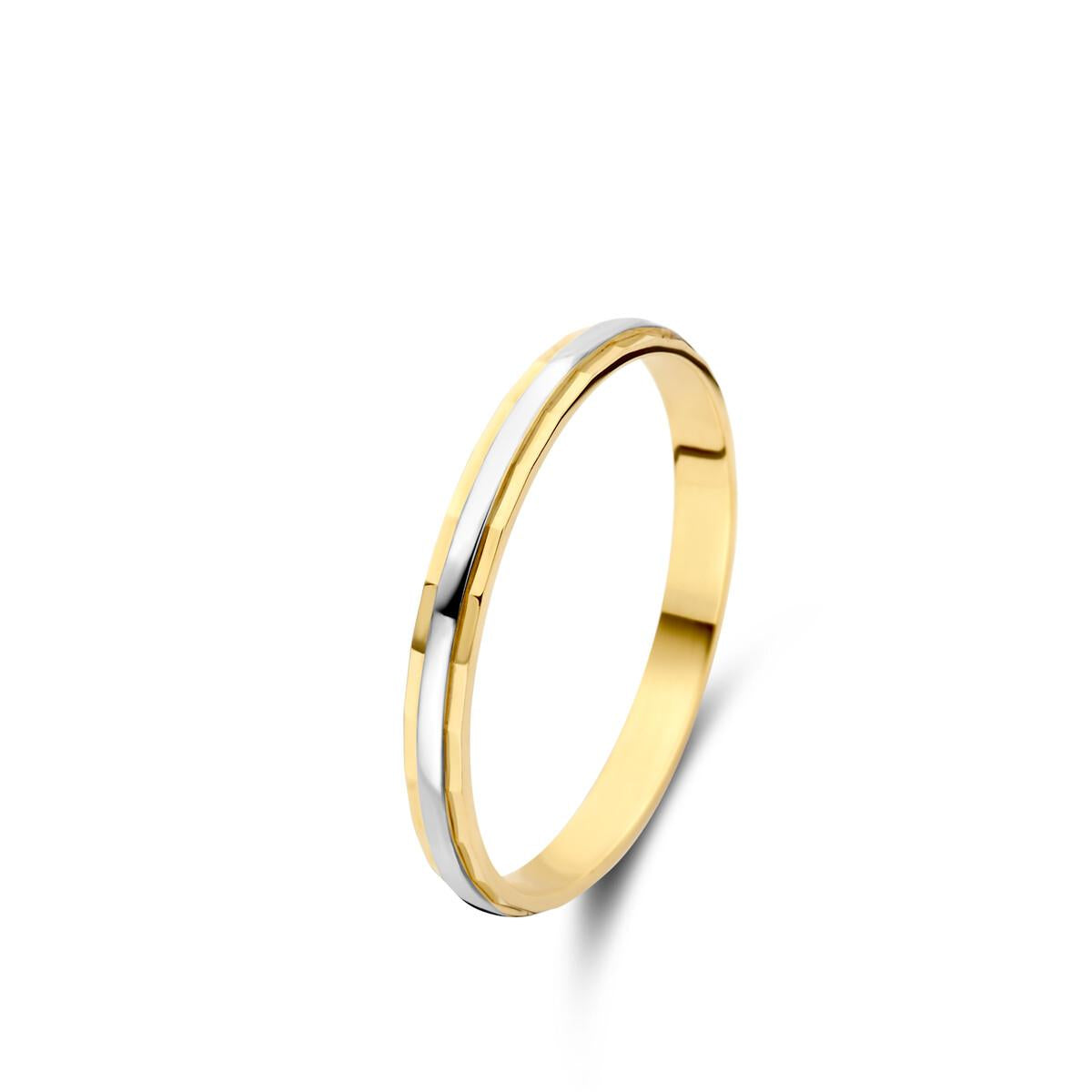 Alliances à Motifs Gravés Et Finitions Texturées, Collection Aloïze – Or 18 Carats