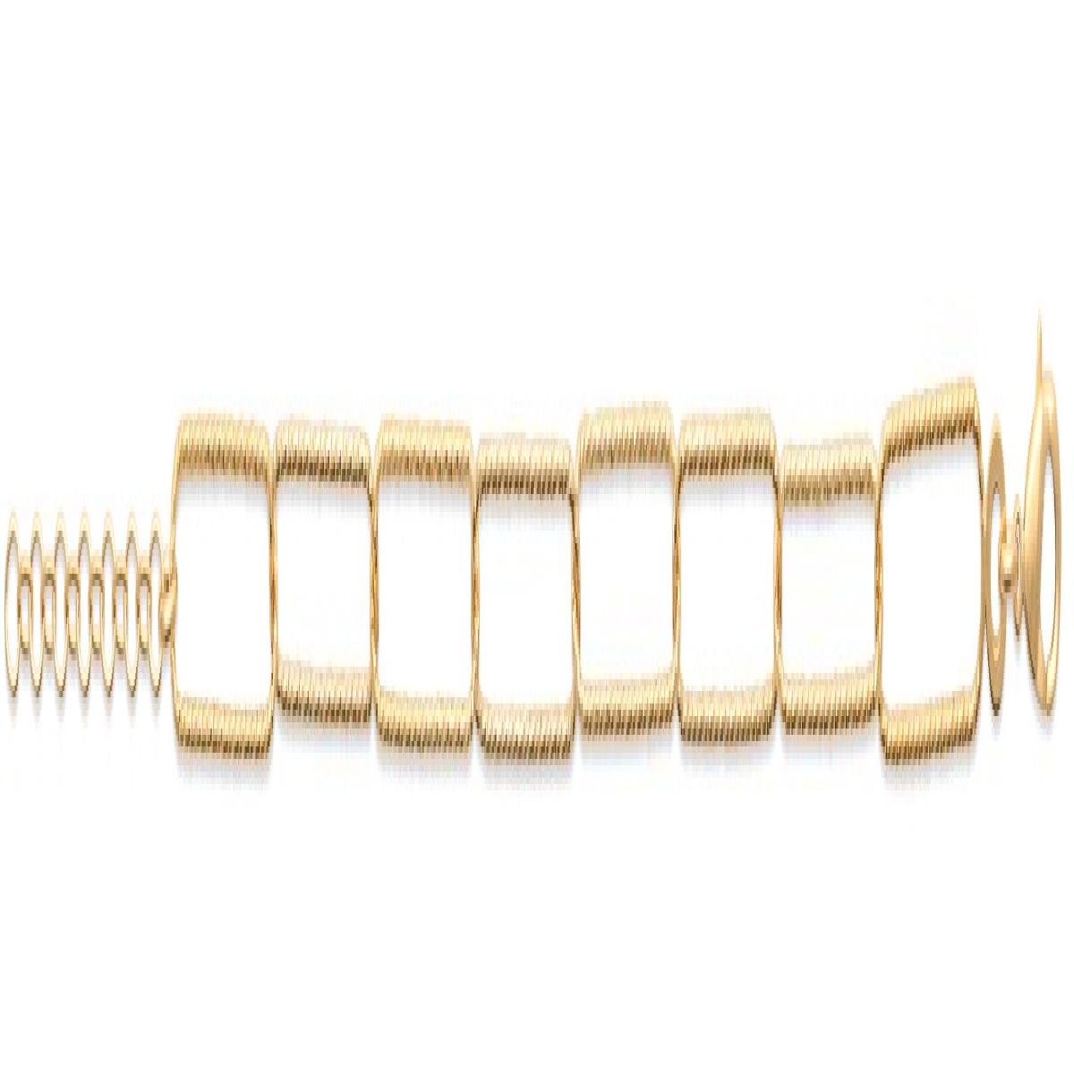 Bracelets Simples Maille Corde Modèle Délicat Classique Éternel – Or jaune 18 carats