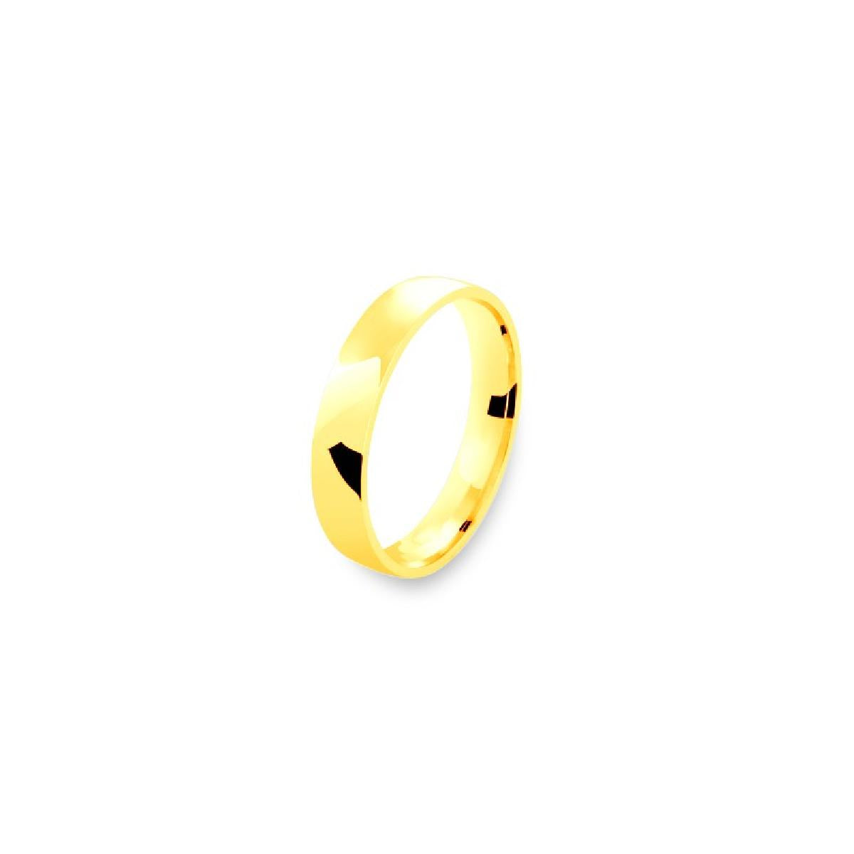 Alliances Lisses AU750 Or Jaune 18 Carats ALOÏZE Fabrication Française Joaillerie