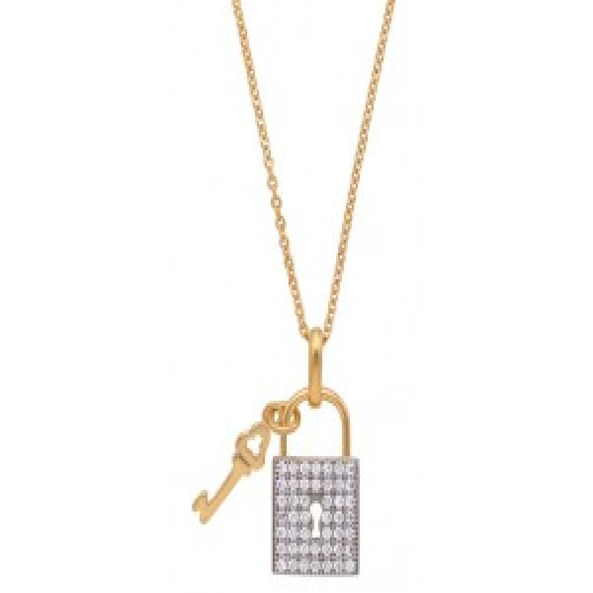Collier ALOÏZE – Or Jaune 18 Carats, Chaîne Forçat 40 Cm À 45 Cm, Fermoir Mousqueton
