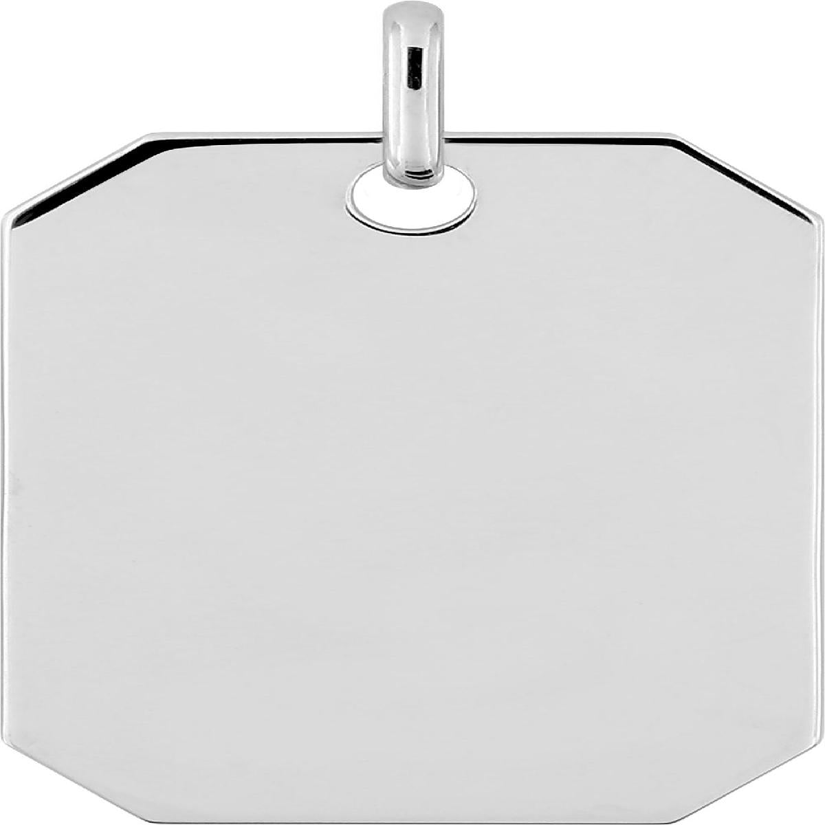 Pendentifs en argent AG925 Inscription Gravée Initiales Numéro Personnalisé – Argent 925