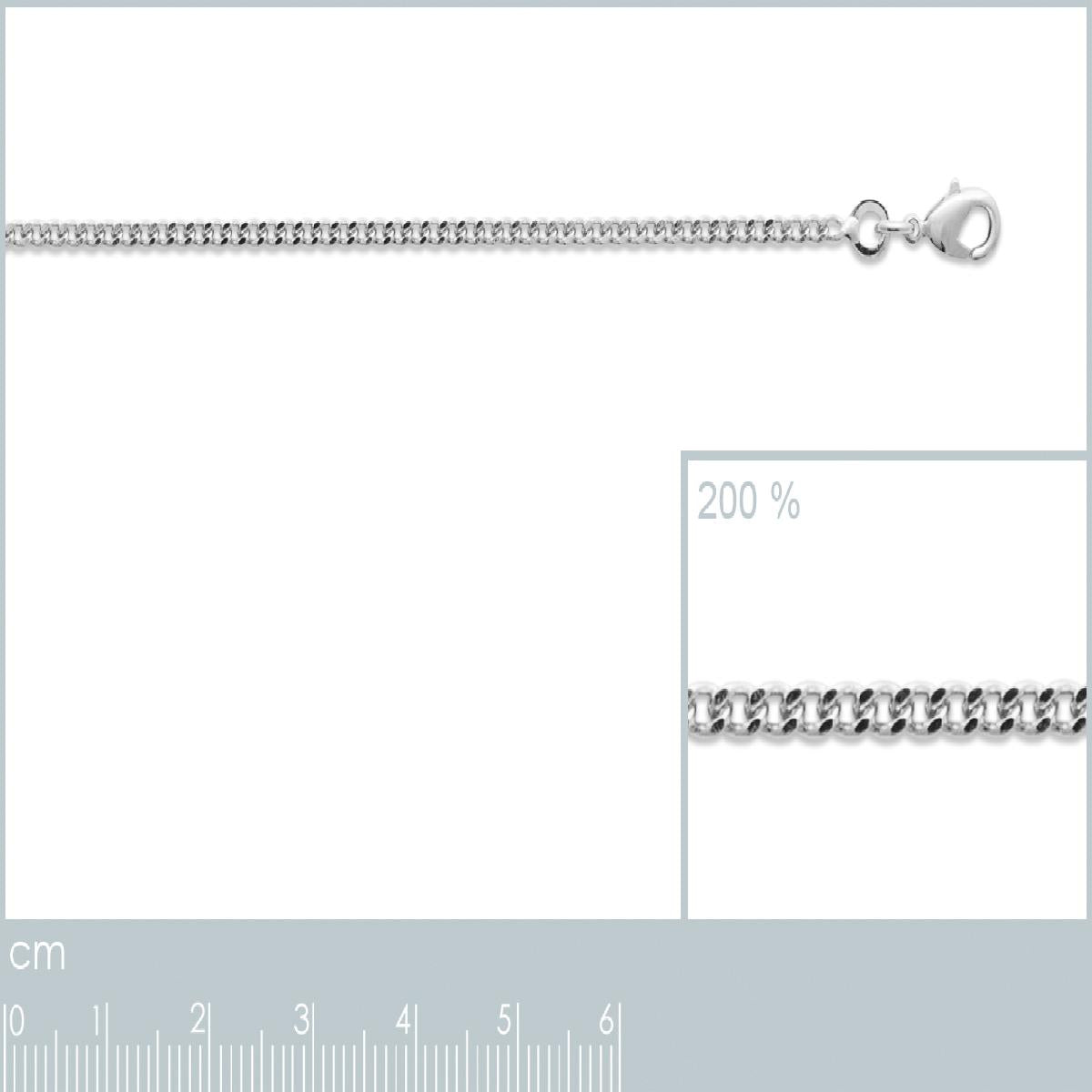 Collier AG925 Longueur 45 Cm Filigrane Croix Fine Gravée Collection Nouvelle Vague – Argent 925