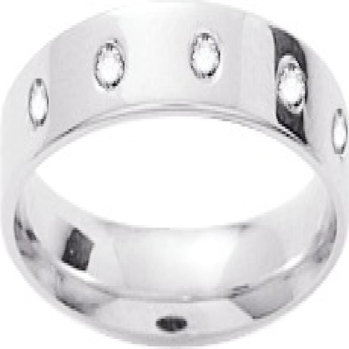 Bague Diamant Solitaire Taille Princesse et Sertissage Rail – Or Jaune 18 carats