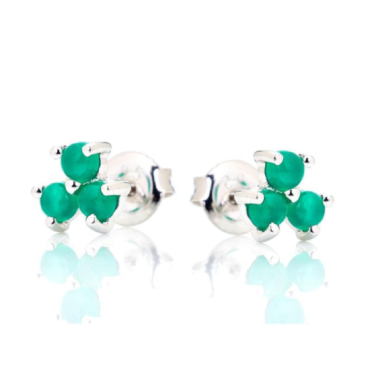 Boutons de manchette pierres de couleur variées pour chemise Onyx ALOÏZE – Argent 925