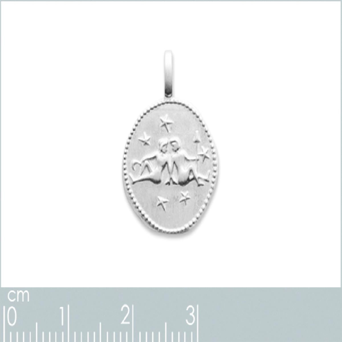 Médaille Symbolique Colombe ALOÏZE Signature Fabriquée en France Artisanale Argent 925