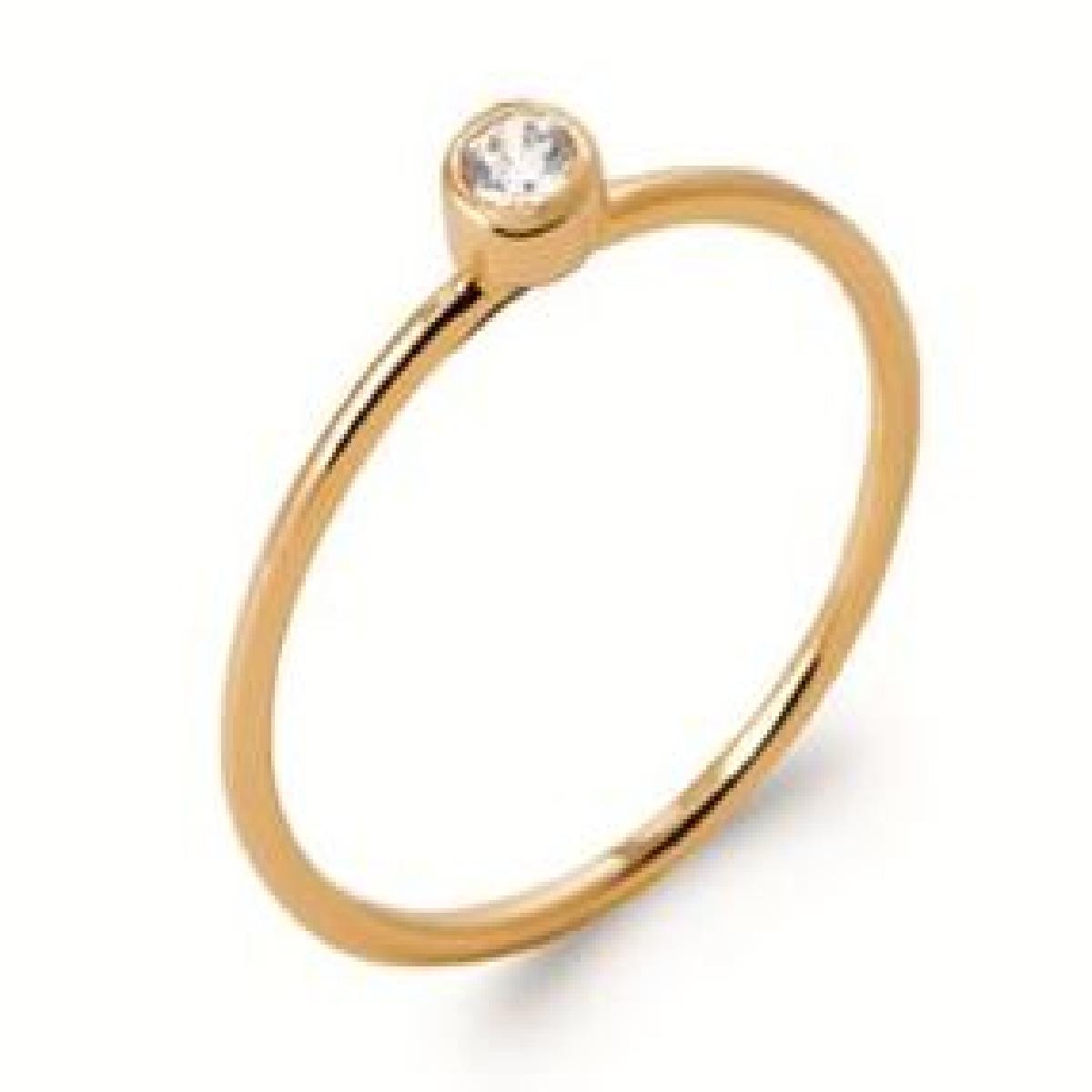 Bague solitaire Zirconium – Modèle Aloïze Tradition Édition Collection Joaillerie Contemporaine