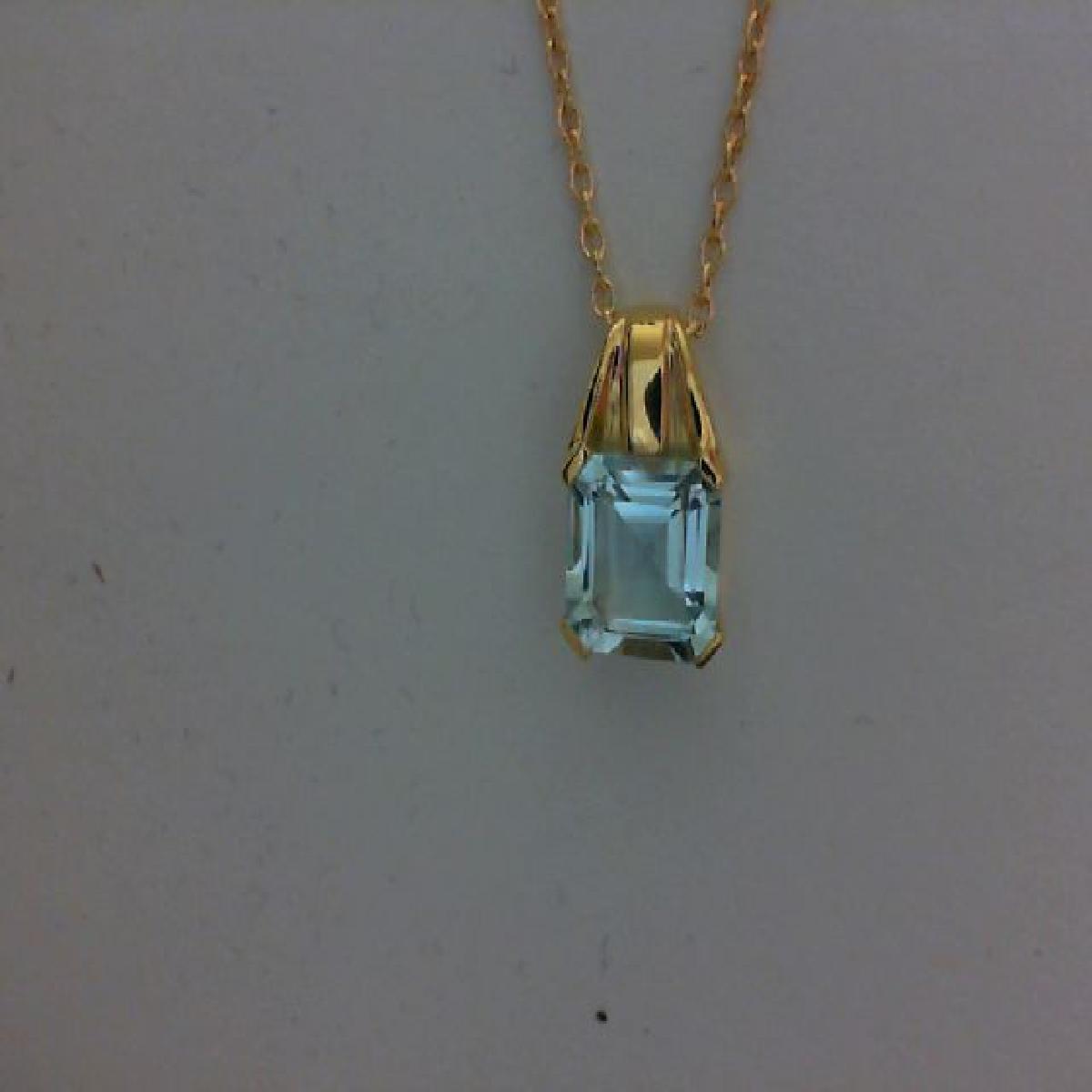 Pendentif Topaze – Vermeil