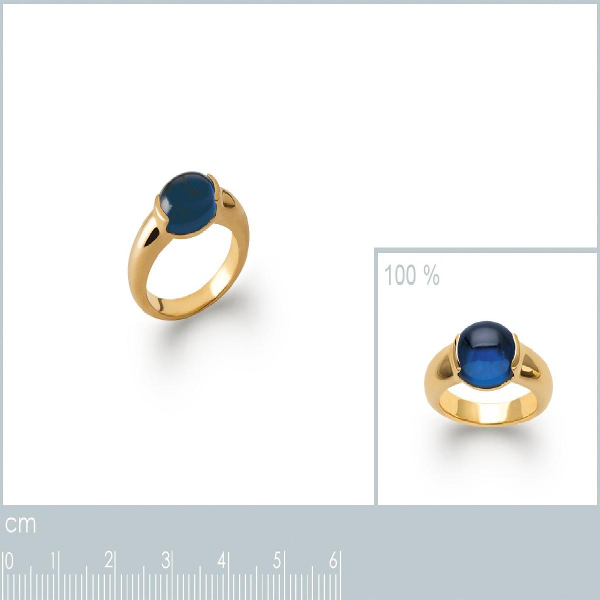 Bague de Fiançailles Solitaire Gravable Motif Croissant Gravé ALOÏZE – Or 18 Carats