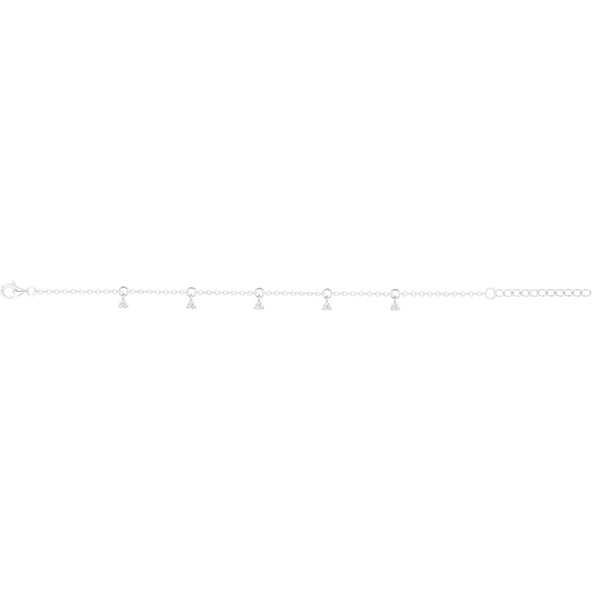 Bracelets Souples P. Blanches – Argent 925