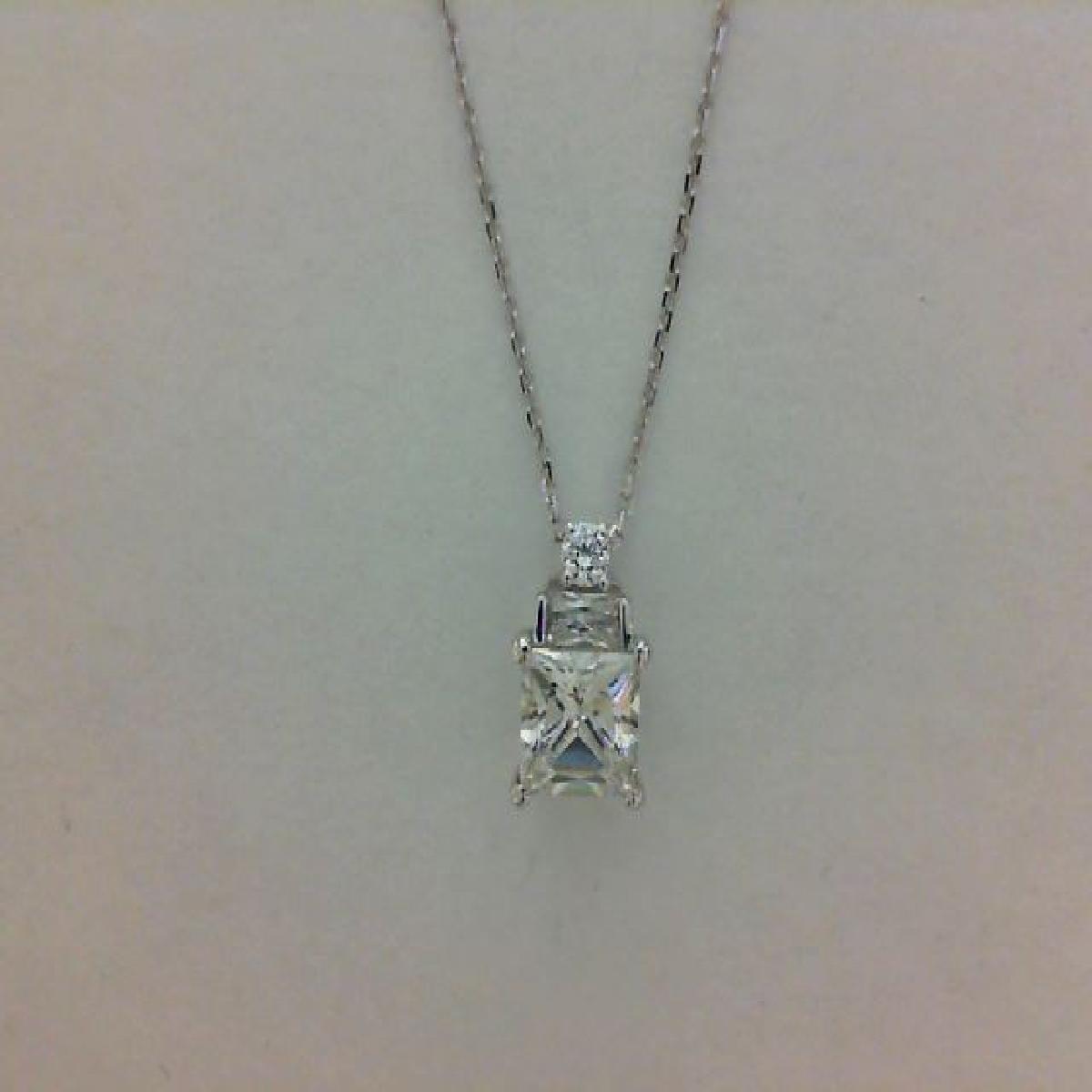 Collier Souple P. Blanches Version Ligne Fine Premium – Or Jaune 18 Carats et Zirconium