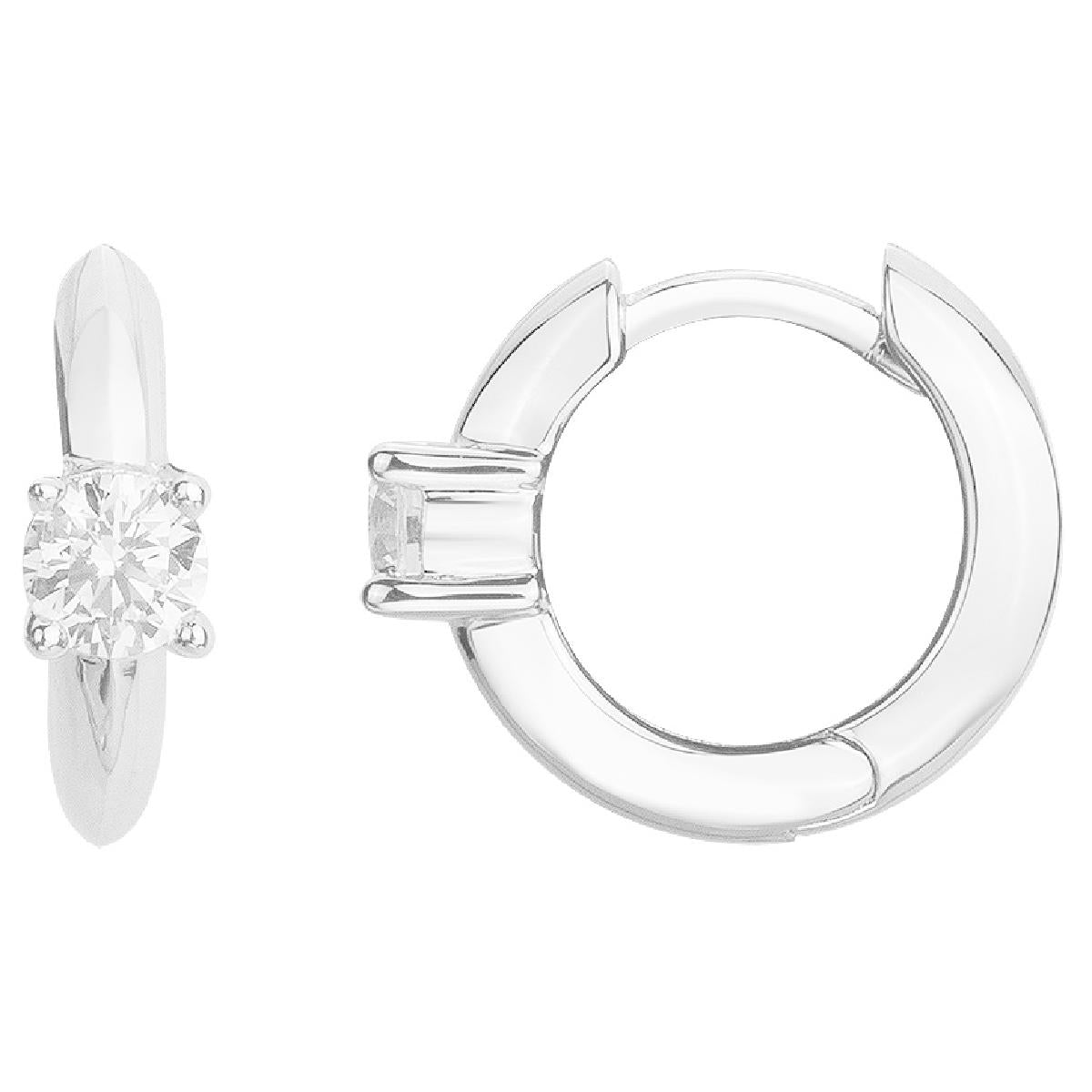 Créole PAM P Blanc Zirconium Gravé Détails Techniques Finition Poli Style Classique Aloïze Collection – Argent 925