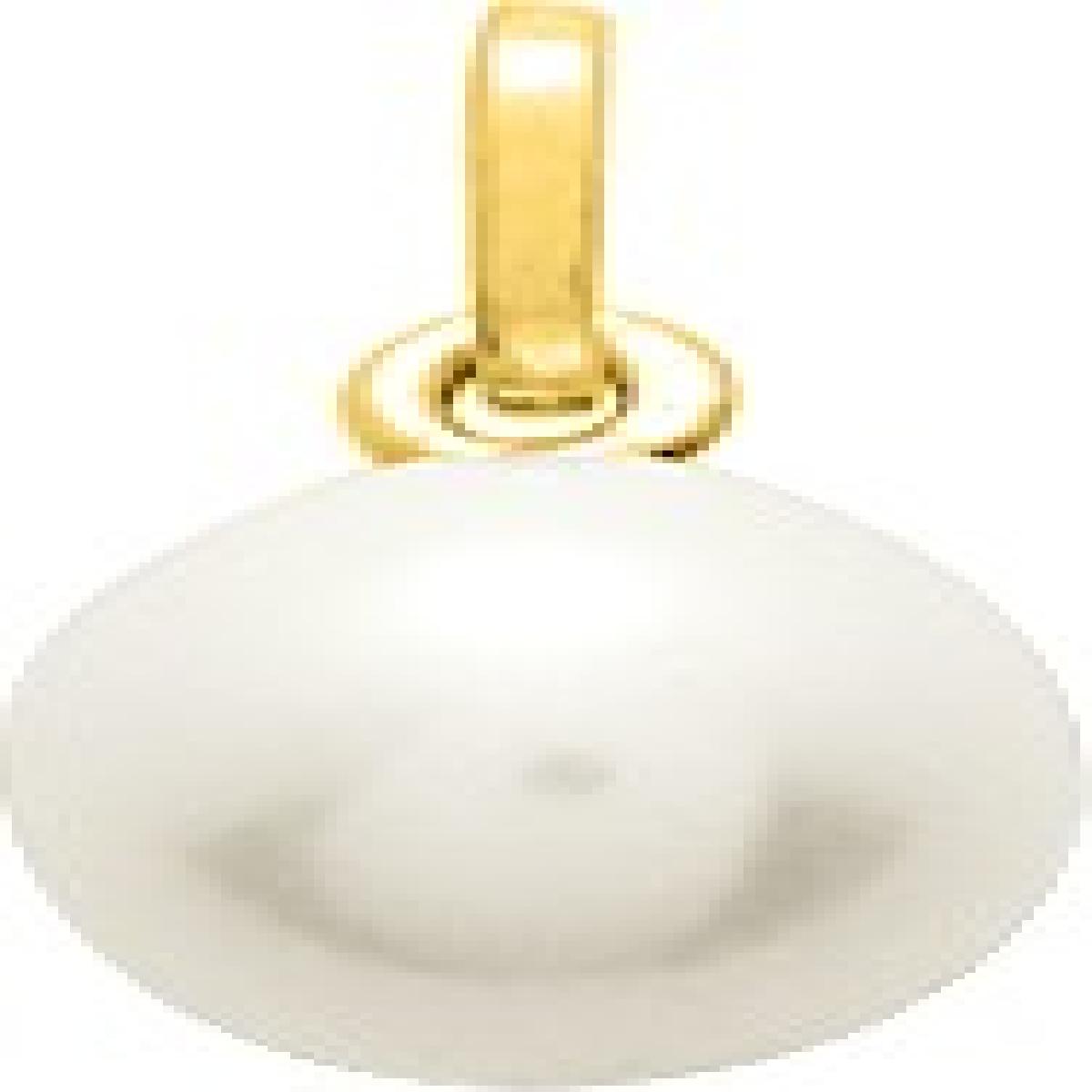 Pendentif P Blanche Solitaire Gravable Version Originale Fine – Or 375 Jaune Edition