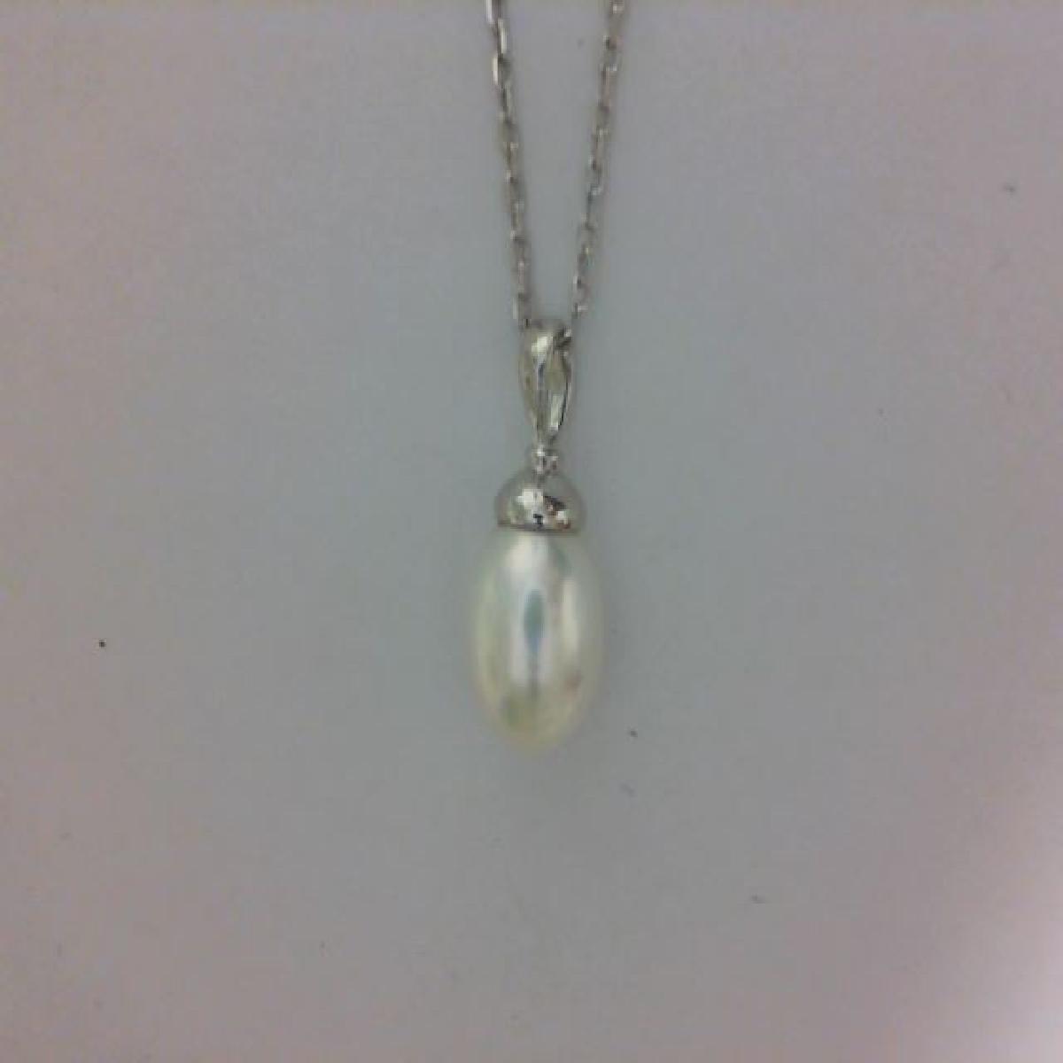 Collier Simple P. Blanches Collection Classique ALOÏZE Version Studio Argent 925