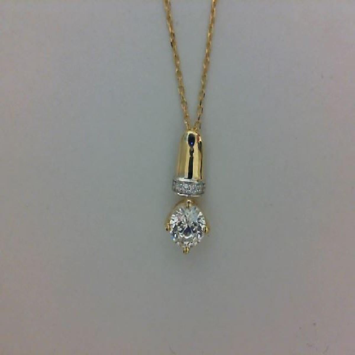 Collier Simple P. Blanches AU375 ALOÏZE Série – Zirconium Collection Joaillerie Française