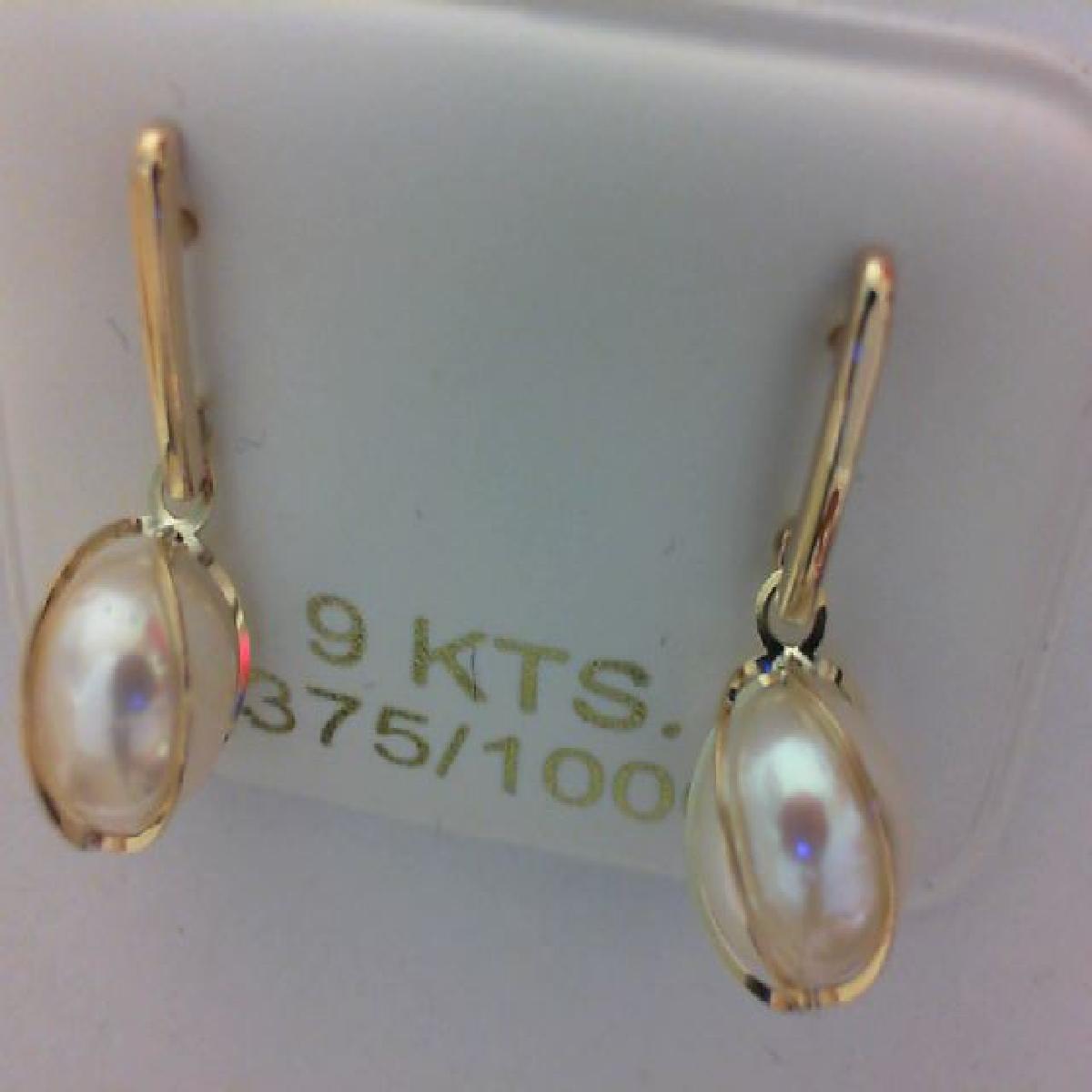 Boucles D'Oreilles AU375 – Or Jaune 9 Carats, Sans Nickel, Fabrication Française